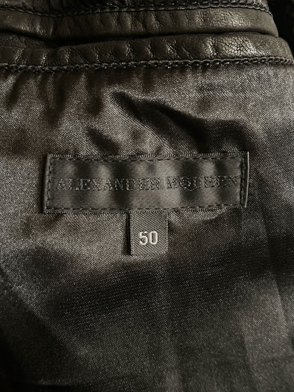 Alexander McQueen S 50 Alexander McQueen 00S Leather Bike Jacket Size US M / EU 48-50 / 2 - 8 Thumbnail