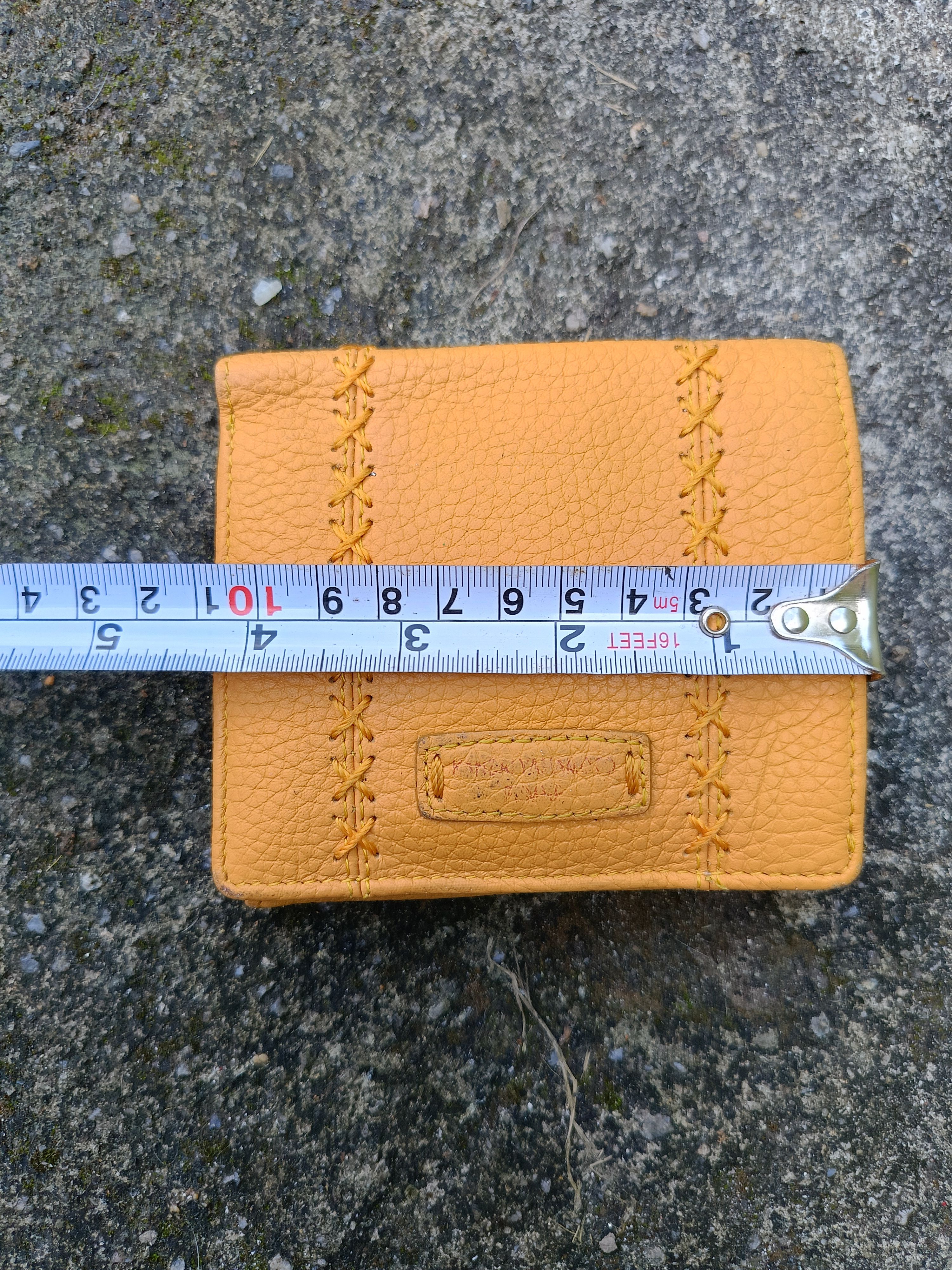 Kansai Yamamoto KANSAI YAMAMOTO COWHIDE BIFOLD WALLET YELLOW Size ONE SIZE - 15 Thumbnail