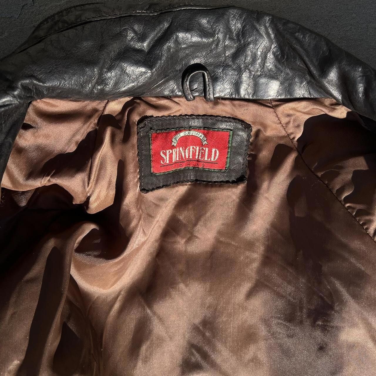 Vintage Vintage 80s Mid-Length Black Leather Jacket Size US L / EU 52-54 / 3 - 5 Thumbnail