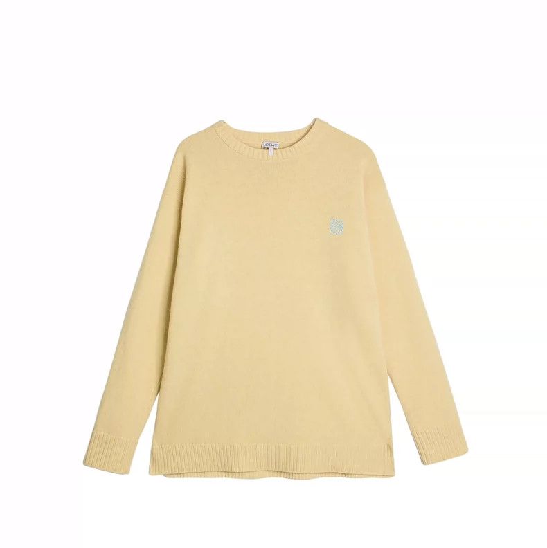 Loewe LOEWE Light yellow sweater Size S / US 4 / IT 40 - 1 Thumbnail