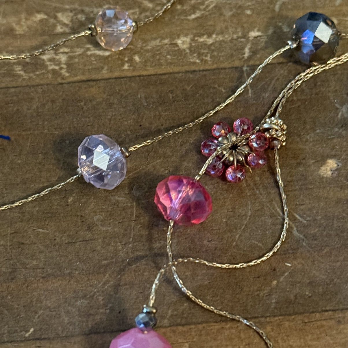 Other Ali Khan multi layered strand station crystals necklace Size ONE SIZE - 3 Thumbnail