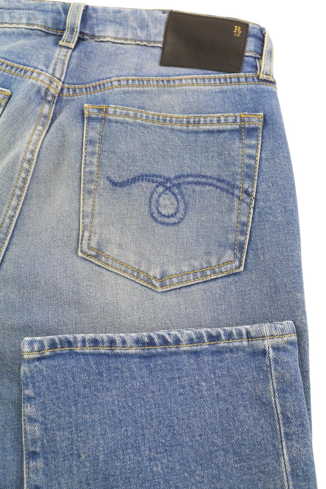 R13 KICK 27 Bootcut Fit Ankle Length Jasper Stretch 84423 Size 27" / US 4 / IT 40 - 6 Thumbnail
