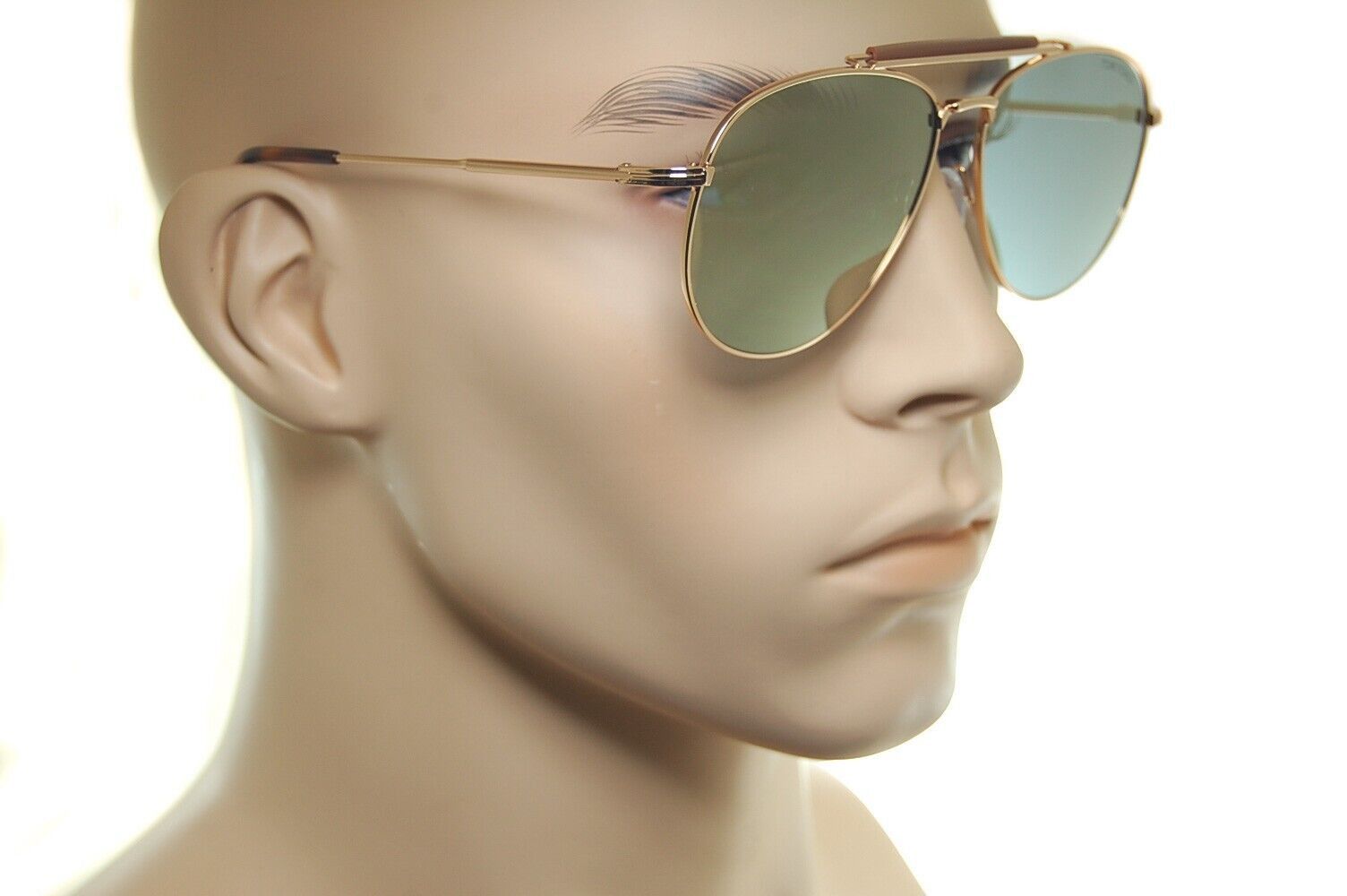 Tom Ford TOM FORD Sean gold gray aviator pilot sunglasses 60mm Size ONE SIZE - 2 Thumbnail