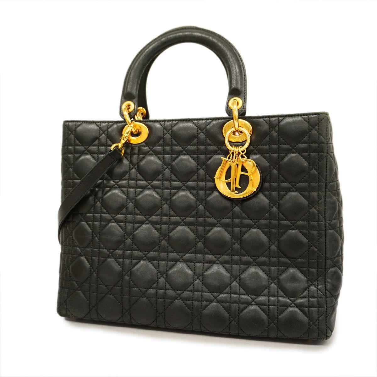 image of Dior Cannage Leather Black, Women's