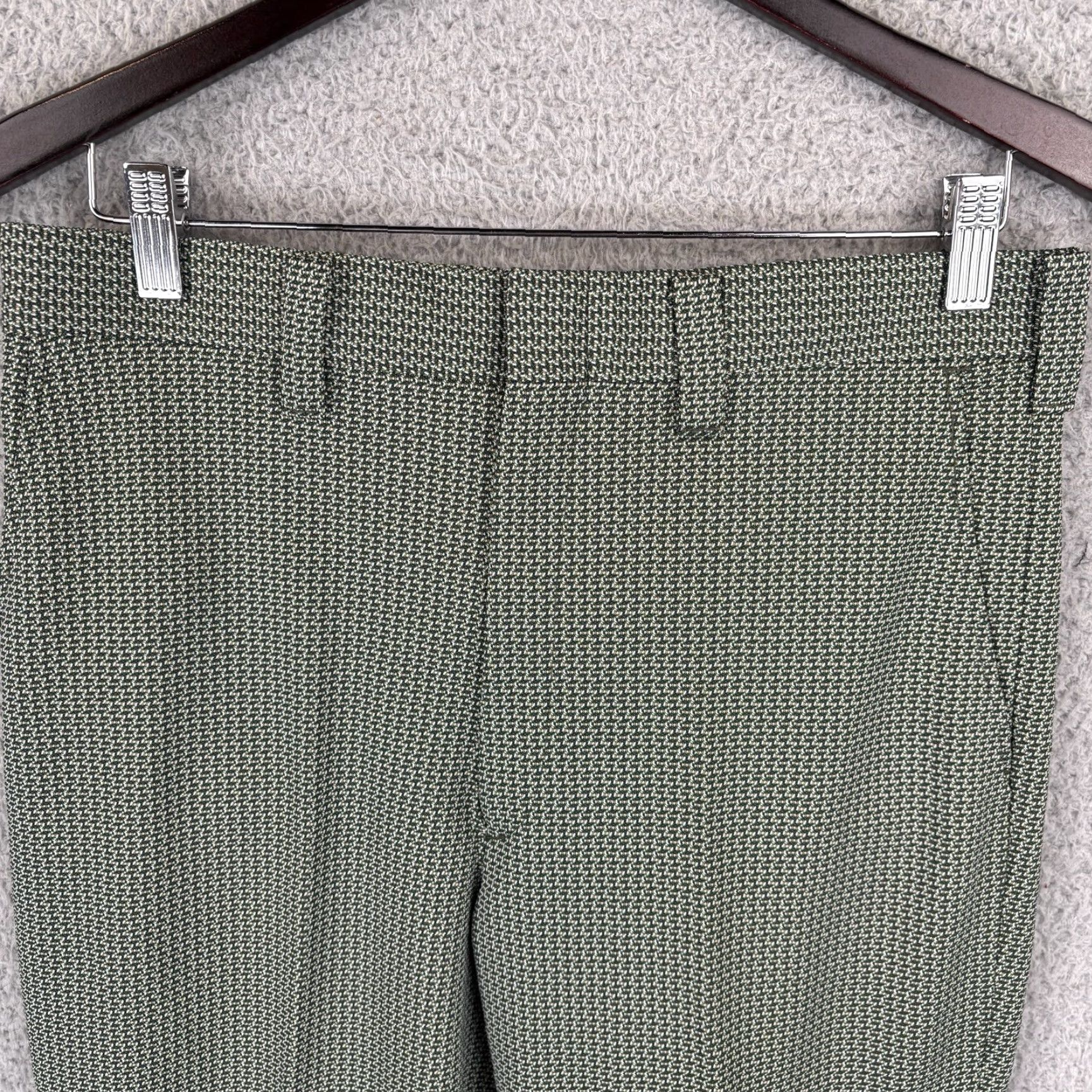 Blair VINTAGE NOS John Blair Polyester Pants Mens 32x28 Spruce Green Disco 60s 70s USA Size US 32 / EU 48 - 2 Thumbnail