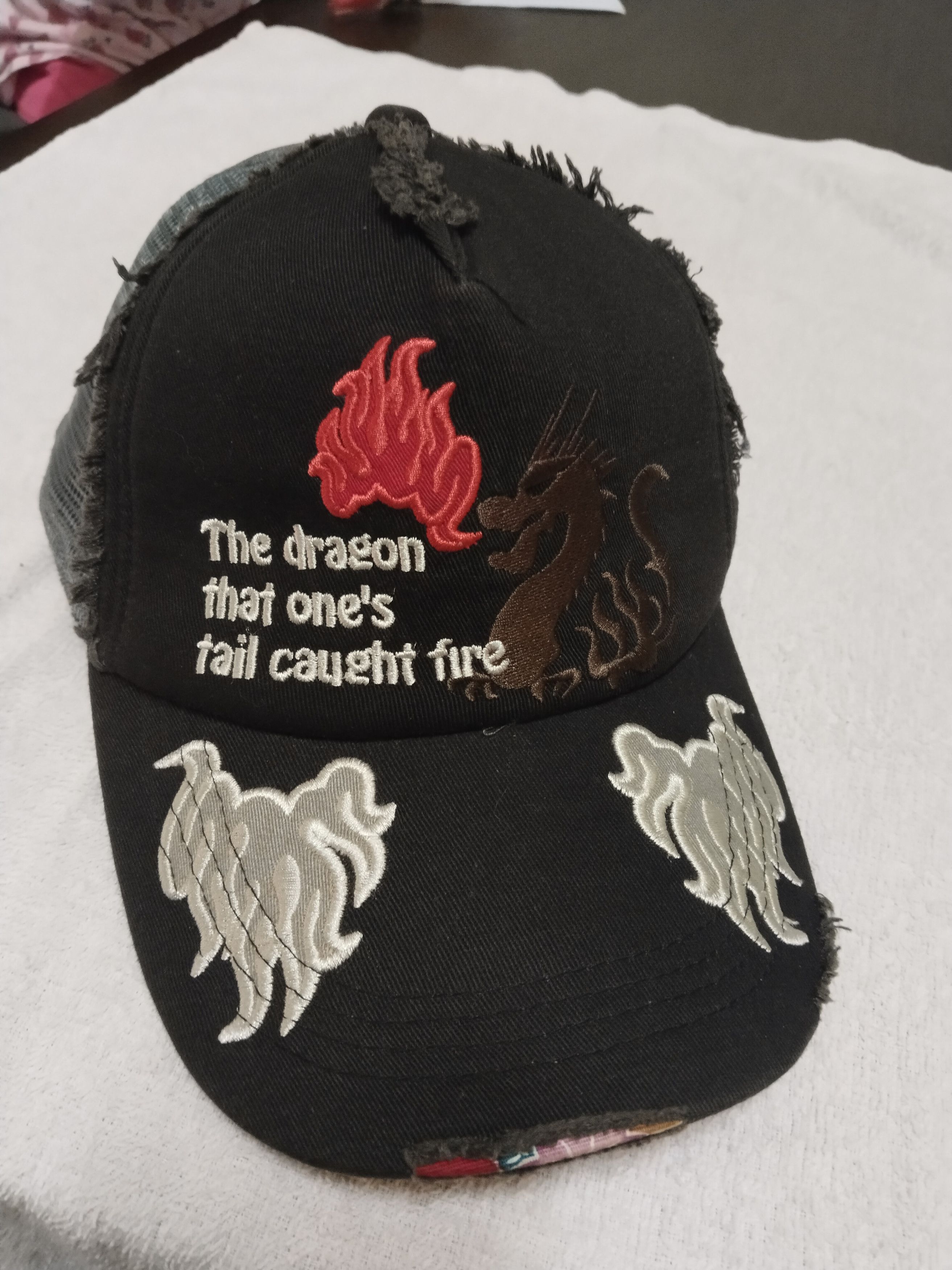 DRAGON DISTRESSED DESIGNER RYUKYU NO SATO HAT