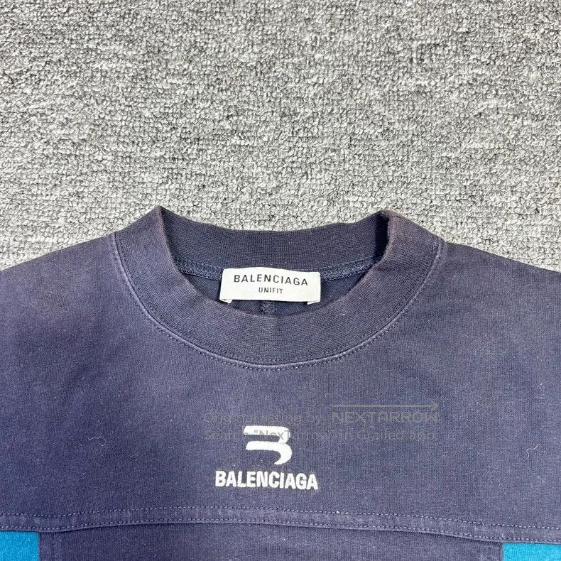 Balenciaga Balenciaga Baseball Tee Short Sleeve with Boomerang Embroi Size US S / EU 44-46 / 1 - 2 Thumbnail