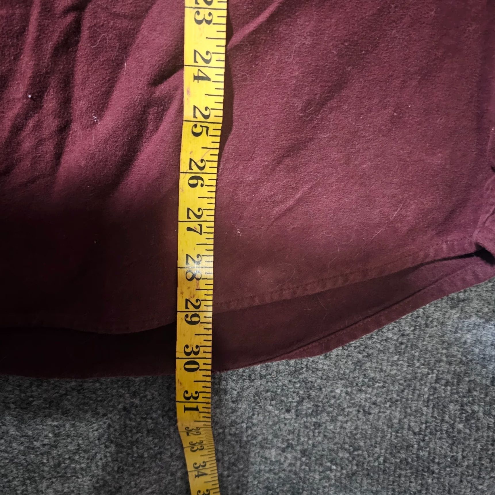 Eddie Bauer Eddie Bauer Shirt Mens XL Red Burgundy Flannel Button Long Sleeve Outdoor Casual Mens Size US XL / EU 56 / 4 - 6 Thumbnail