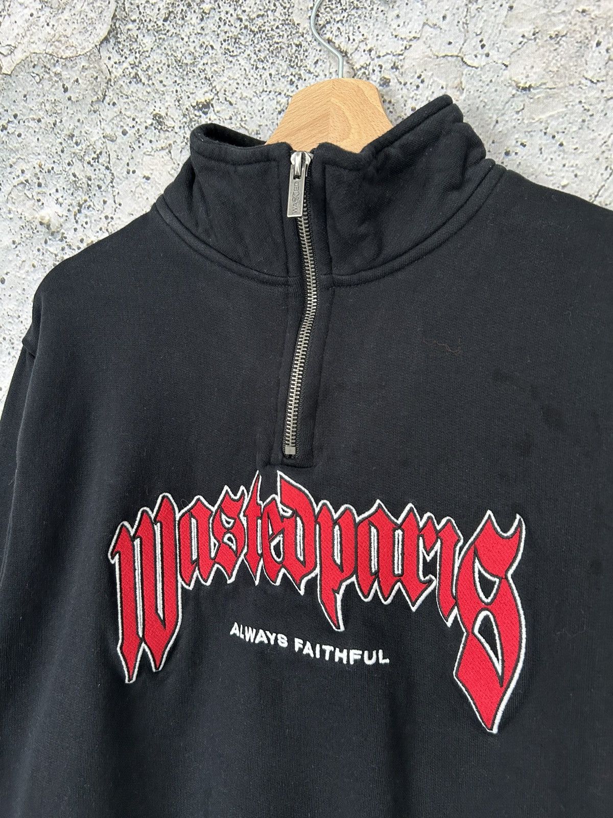 Other Wasted Paris Skateboards Half Zip Sweatshirt Rare Size US M / EU 48-50 / 2 - 3 Thumbnail