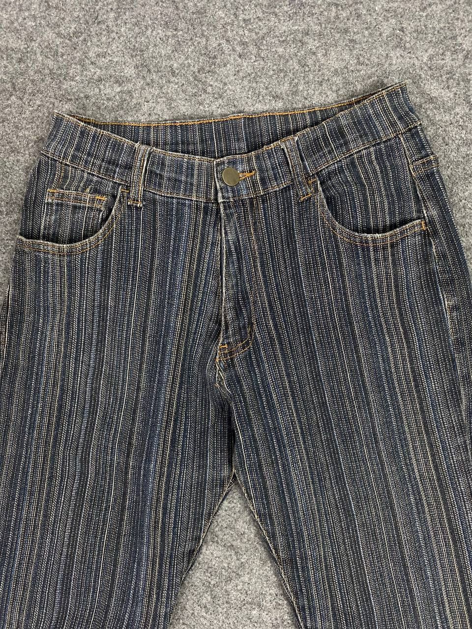 Wrangler vintage rare wrangler striped bootcut flare denim Size US 28 / EU 44 - 7 Thumbnail