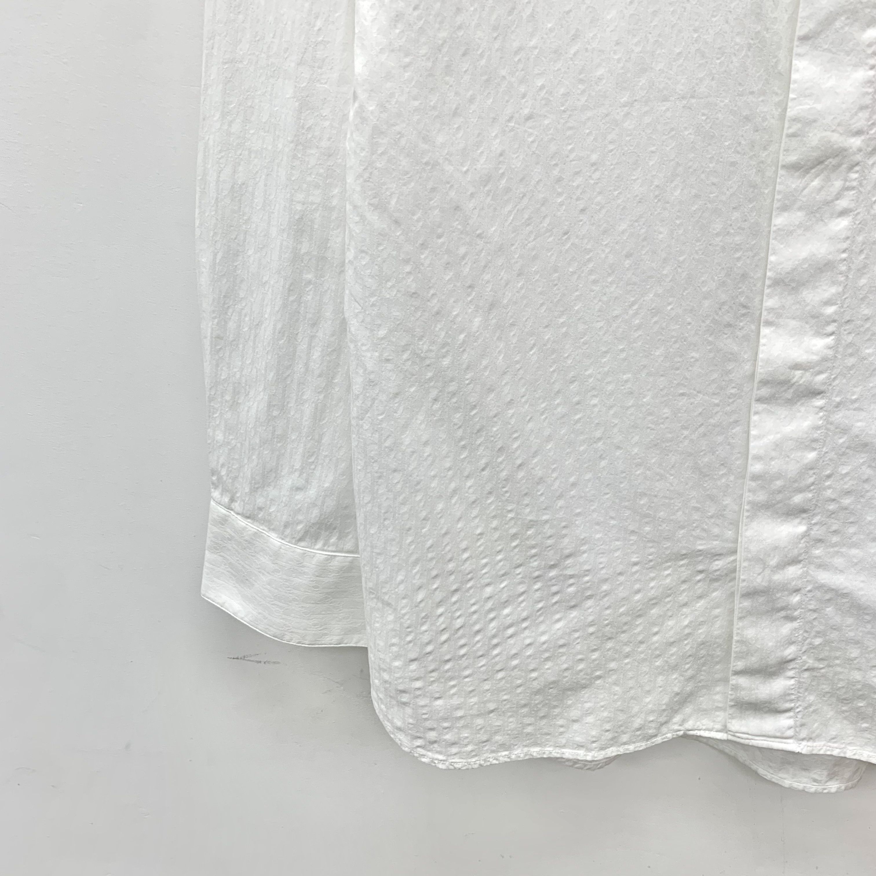 Dior Dior Jacquard Logo Shirt White (39) Size XS / US 0-2 / IT 36-38 - 4 Thumbnail