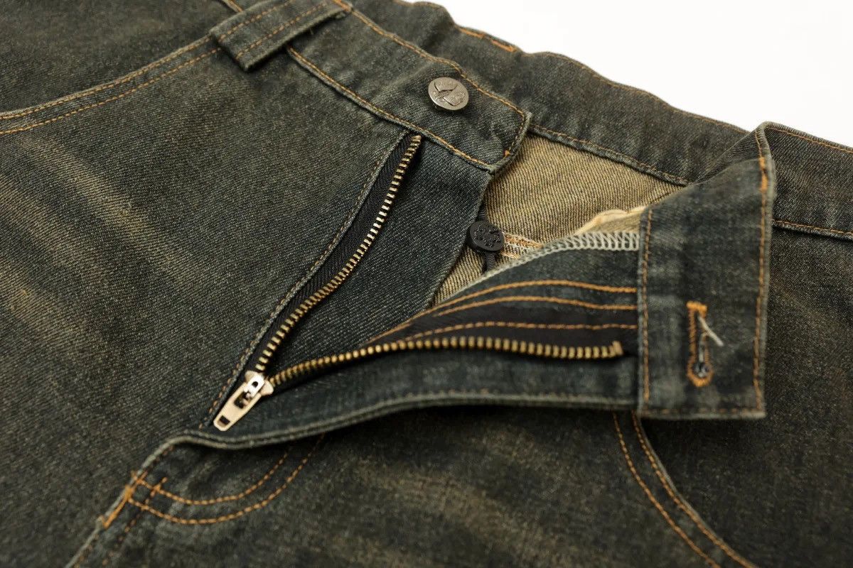 Japanese Brand × Vintage Distressed Double Stitching Jorts Vintage Style Baggy Cholo Size US 29 - 6 Thumbnail