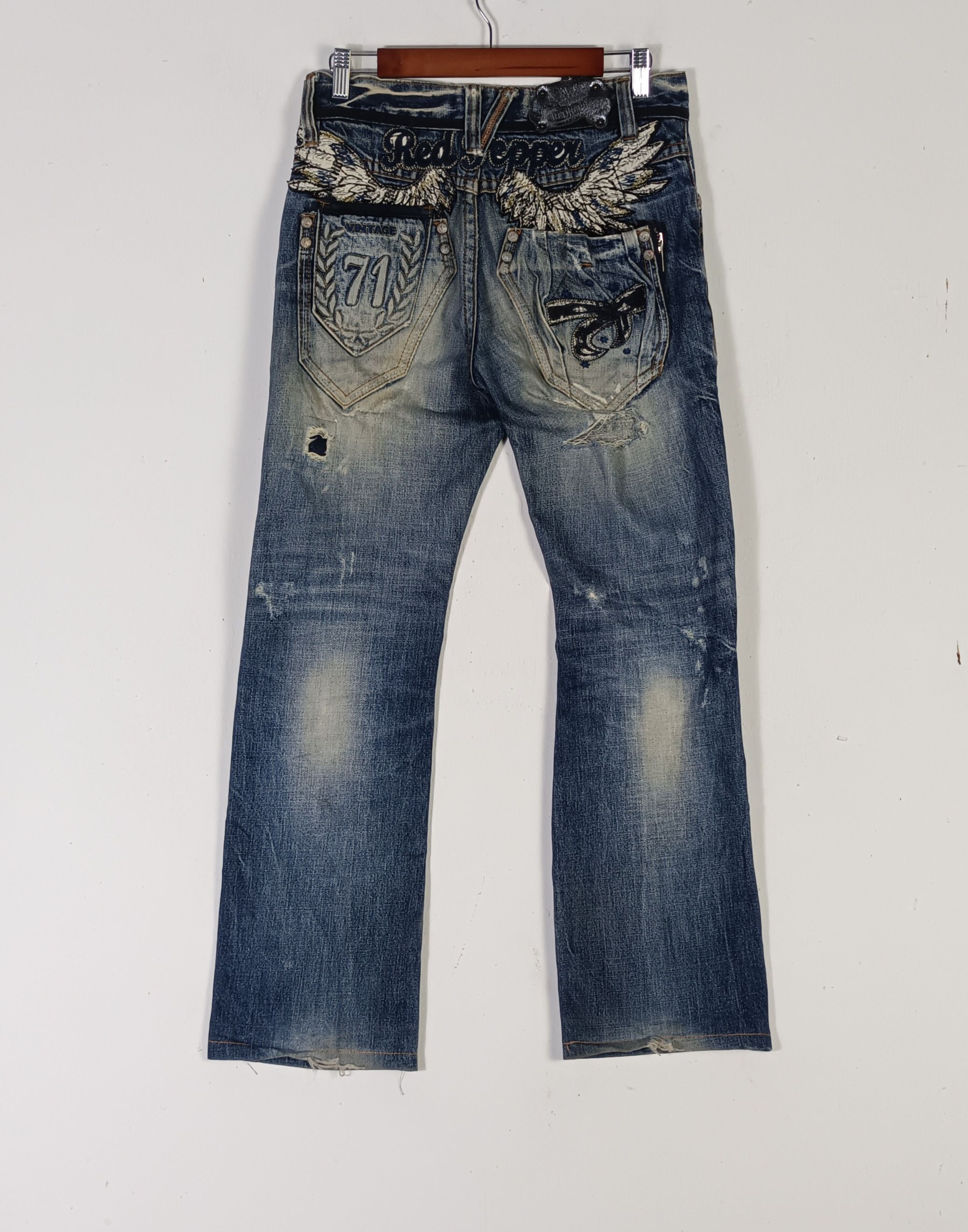 Hysteric Glamour Hysteric Glamour x WDS washed denim pants | Grailed