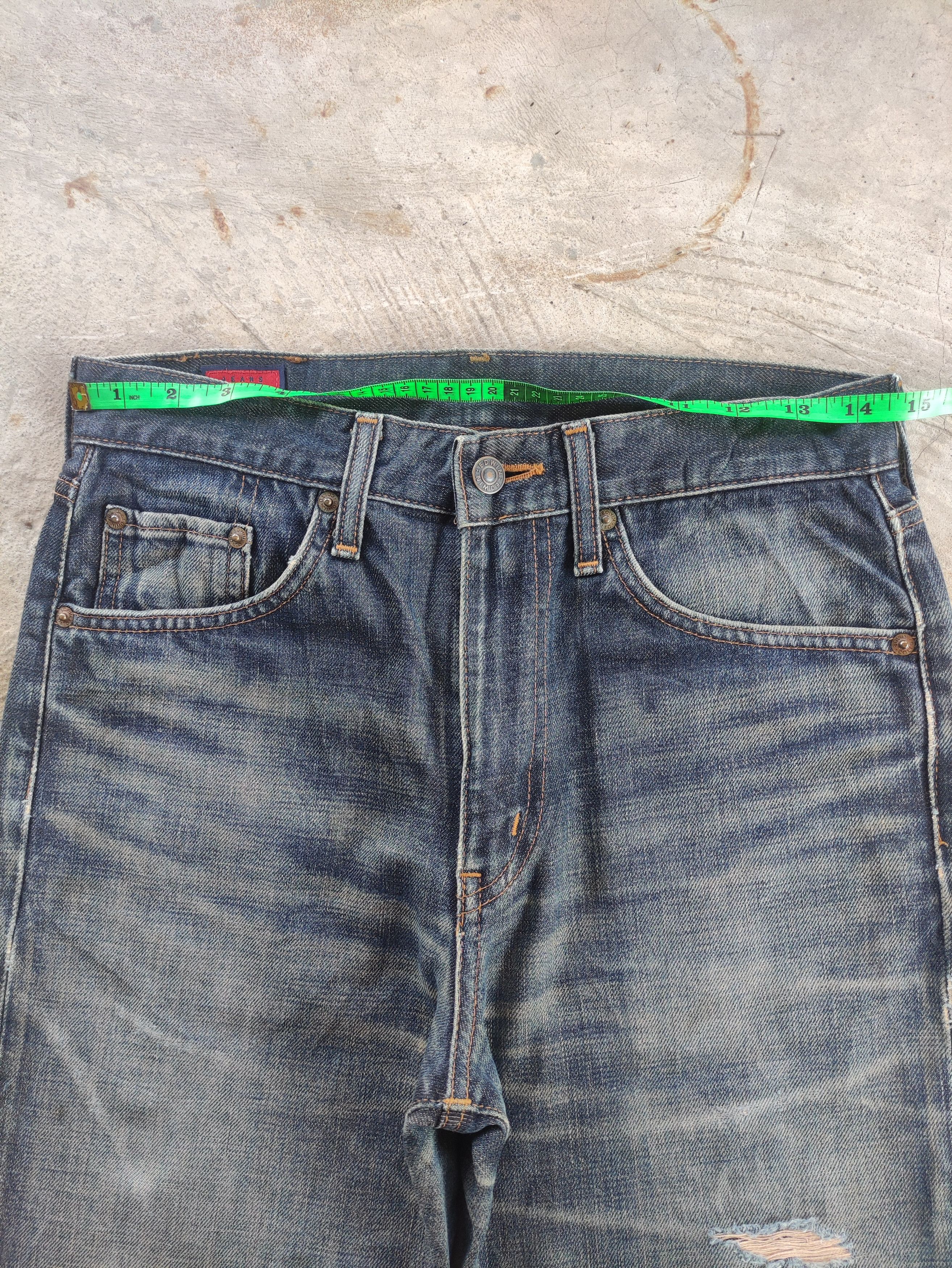 Edwin Vintage Edwin 503 Japan Flare Distressed Faded Jean Size US 30 / EU 46 - 6 Thumbnail