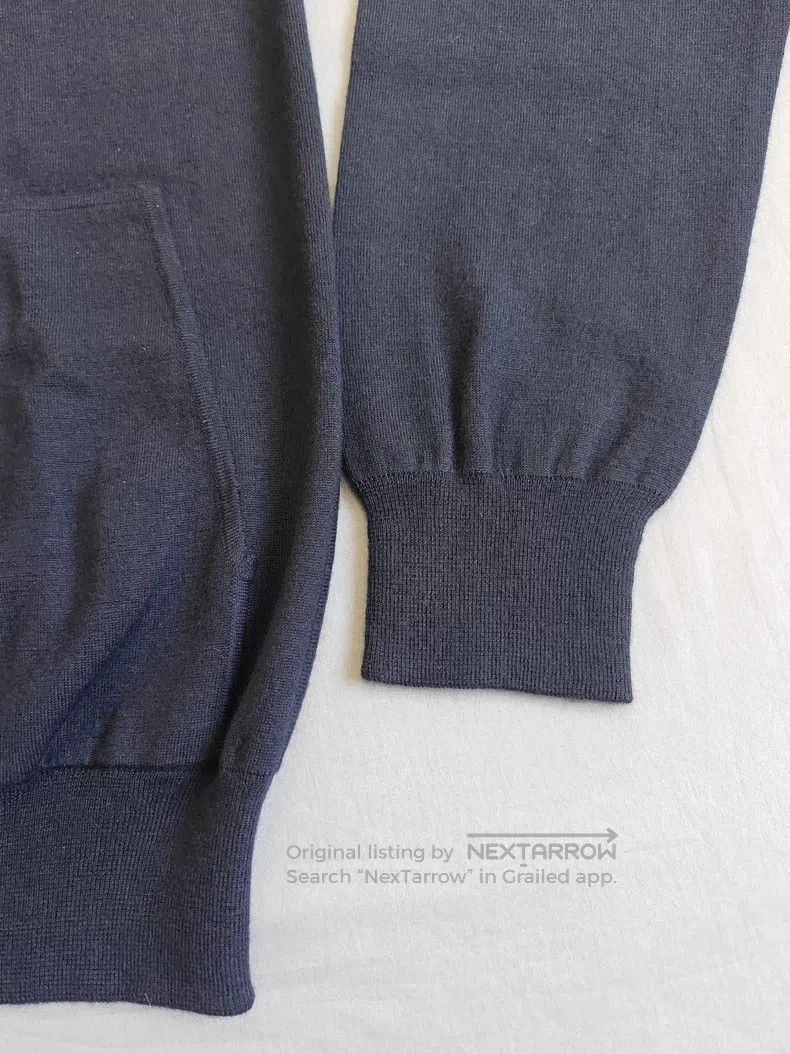 Other Hermes Cowl-neck sweater zipper knit jacket, navy blue, 80 Size US S / EU 44-46 / 1 - 7 Thumbnail