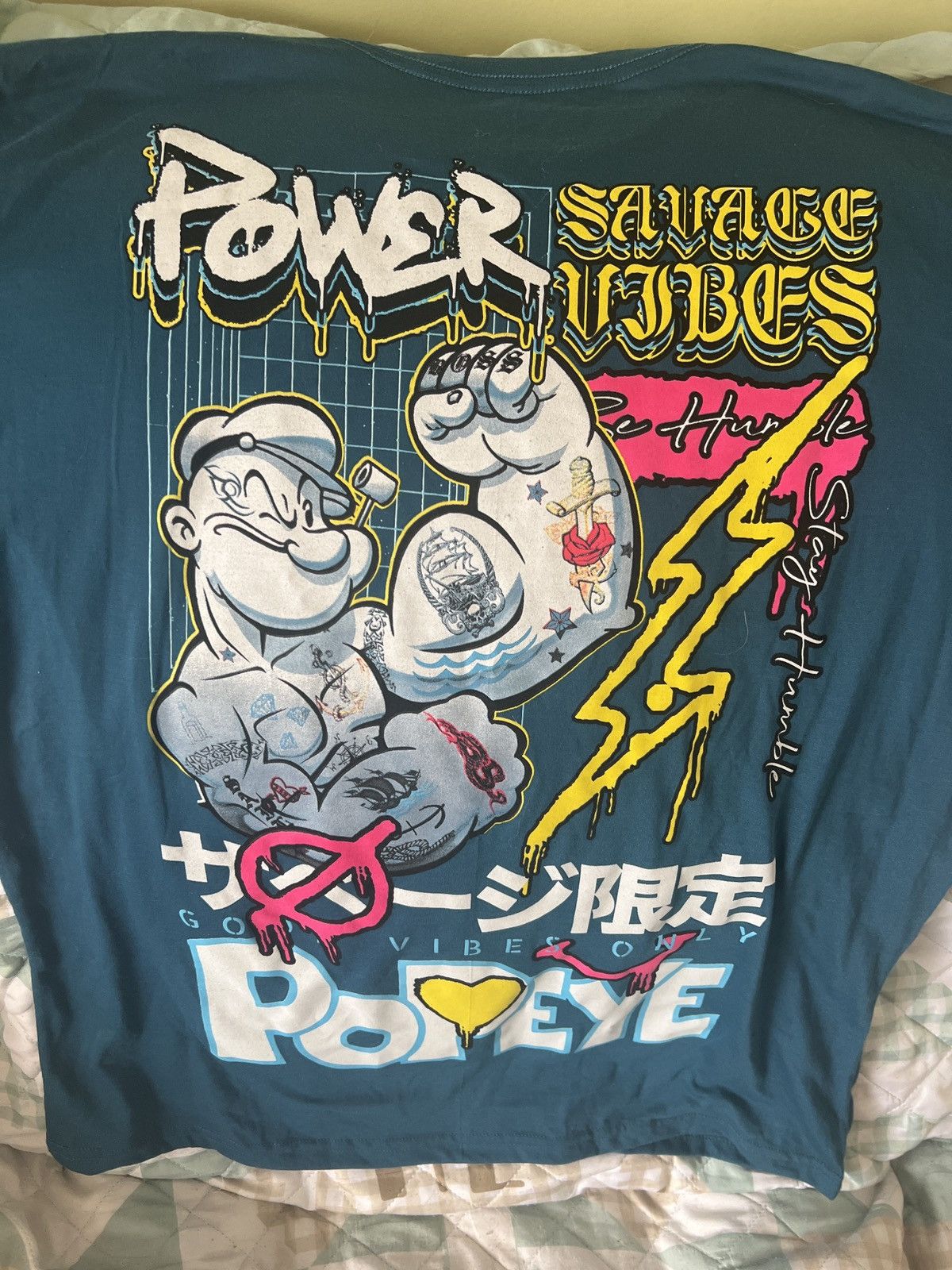 Hypebeast Popeye Power Tee Size US L / EU 52-54 / 3 - 5 Thumbnail