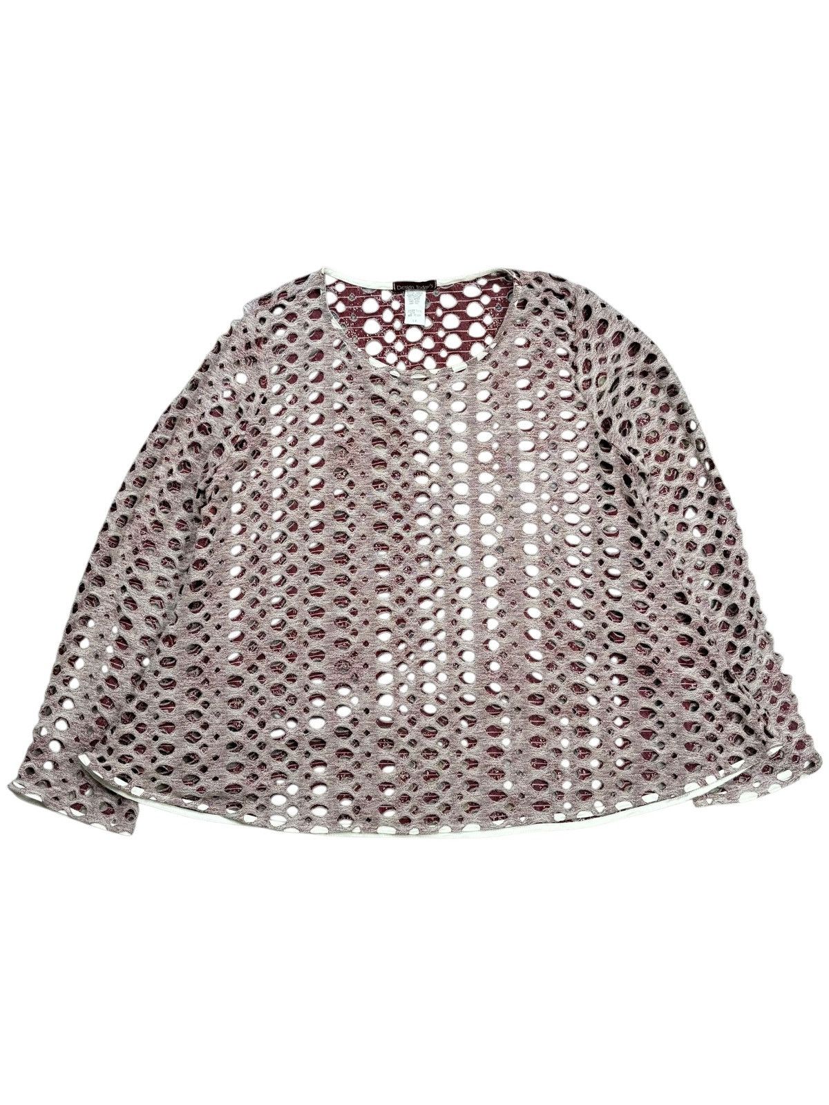 Hysteric Glamour 2000s Design's Today - Apocalypse Style Open Knitted Top Size US M / EU 48-50 / 2 - 1 Thumbnail