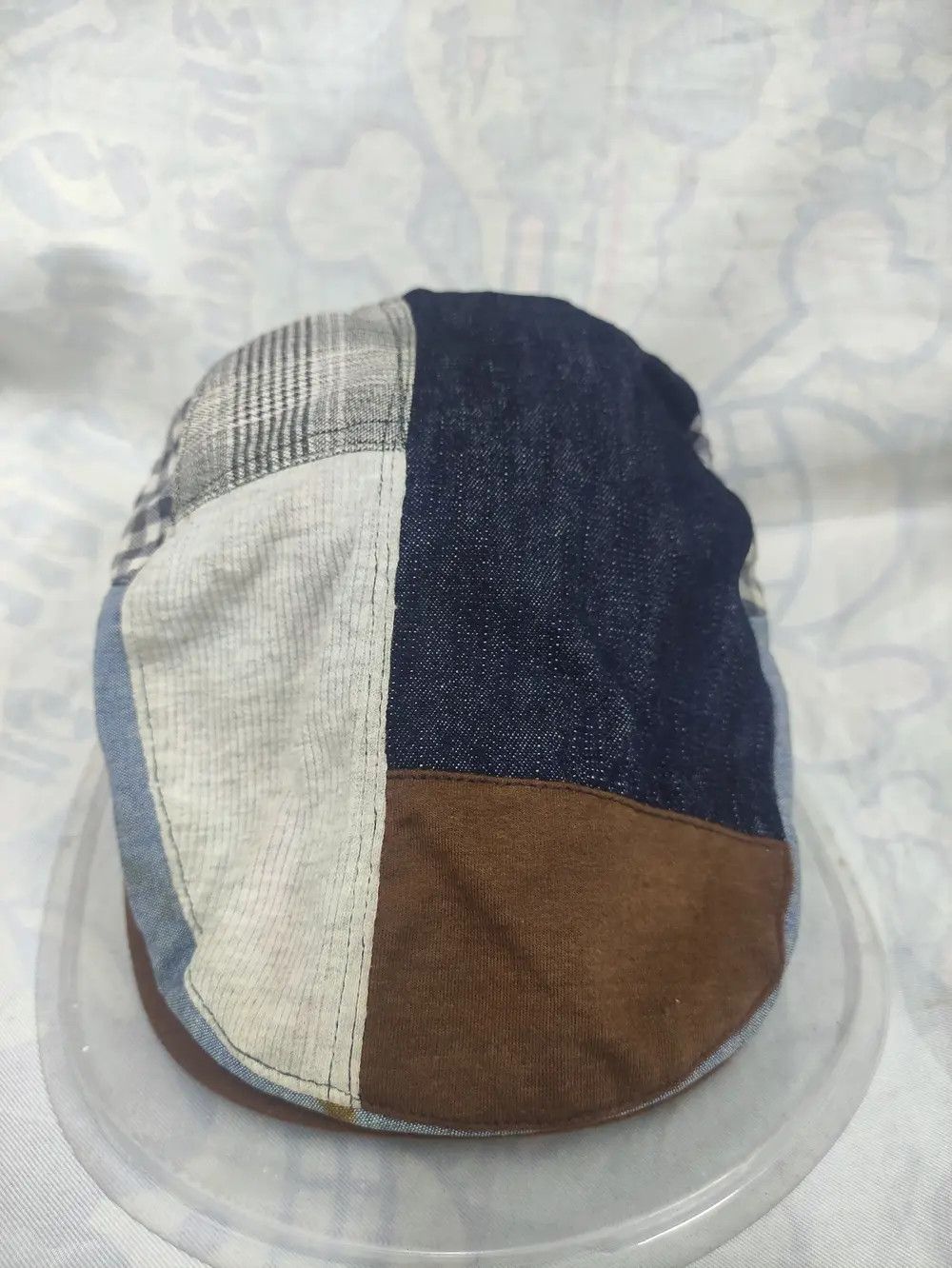 Japanese Brand × Vintage JAPANESE BRAND DENIM PATCHWORK BARETTA CAP Size ONE SIZE - 2 Thumbnail