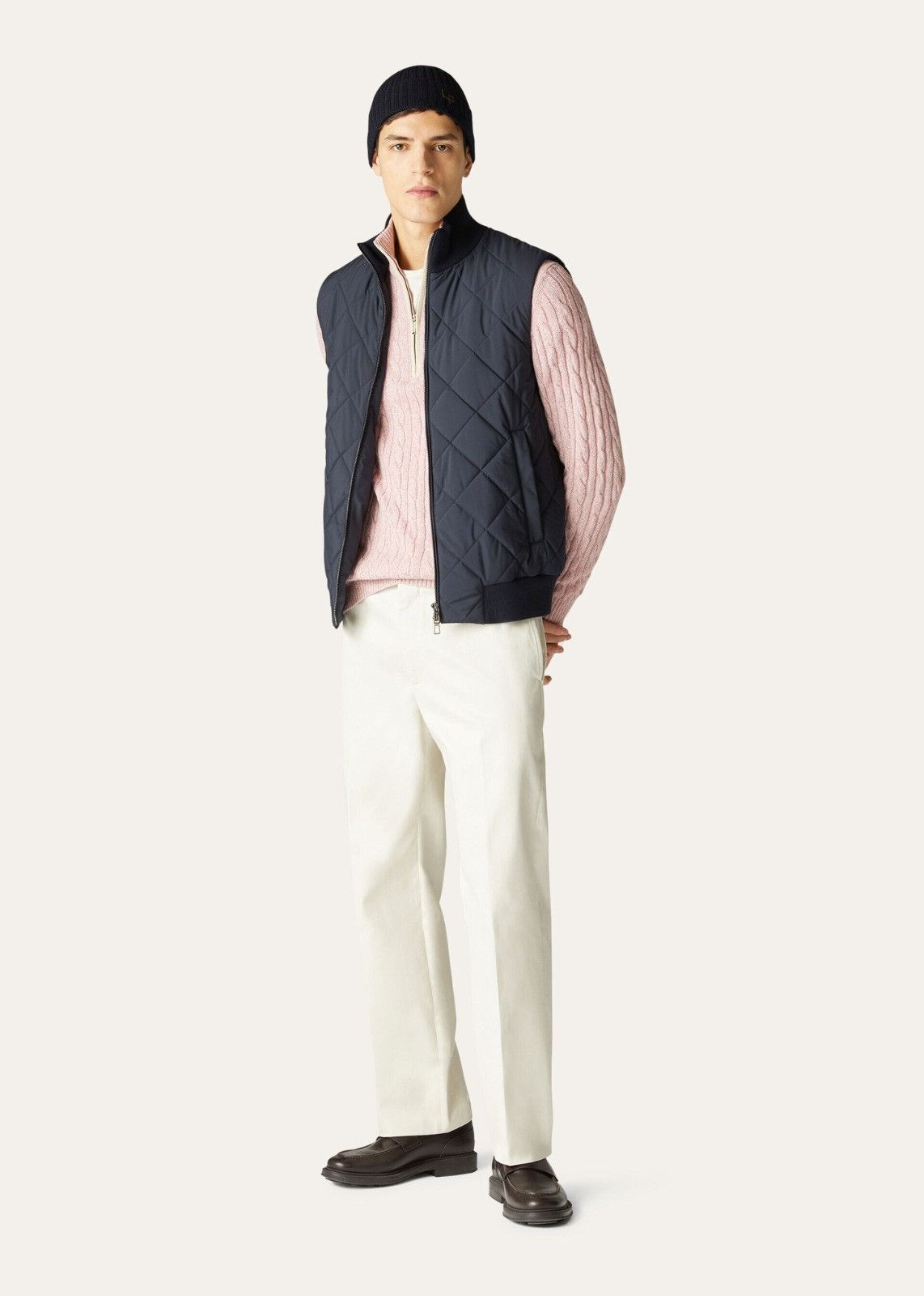 Loro Piana o1srvl11e1224 Baby Cashmere Half Zip Sweater in Light Pink Size US S / EU 44-46 / 1 - 5 Thumbnail