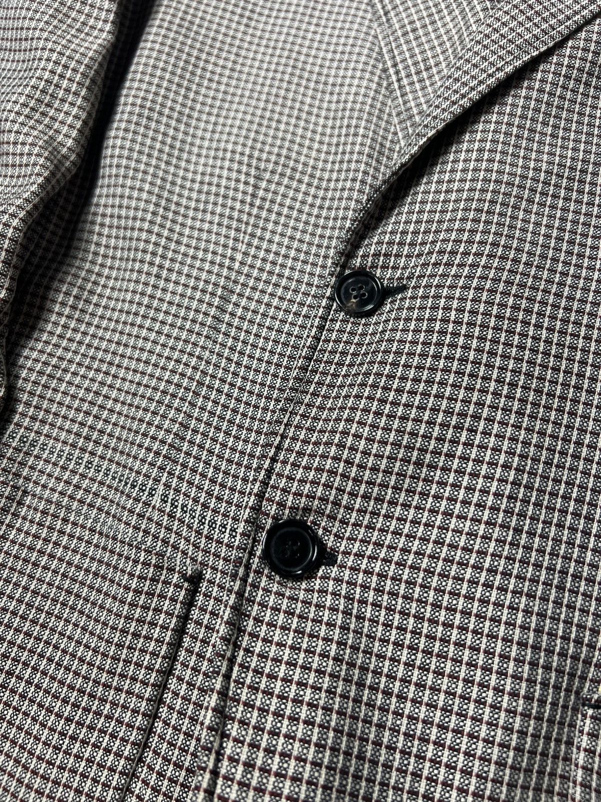 Alexander McQueen Alexander McQueen Silk Blazer Jacket Check Pattern Size 52 Size 42R - 9 Thumbnail