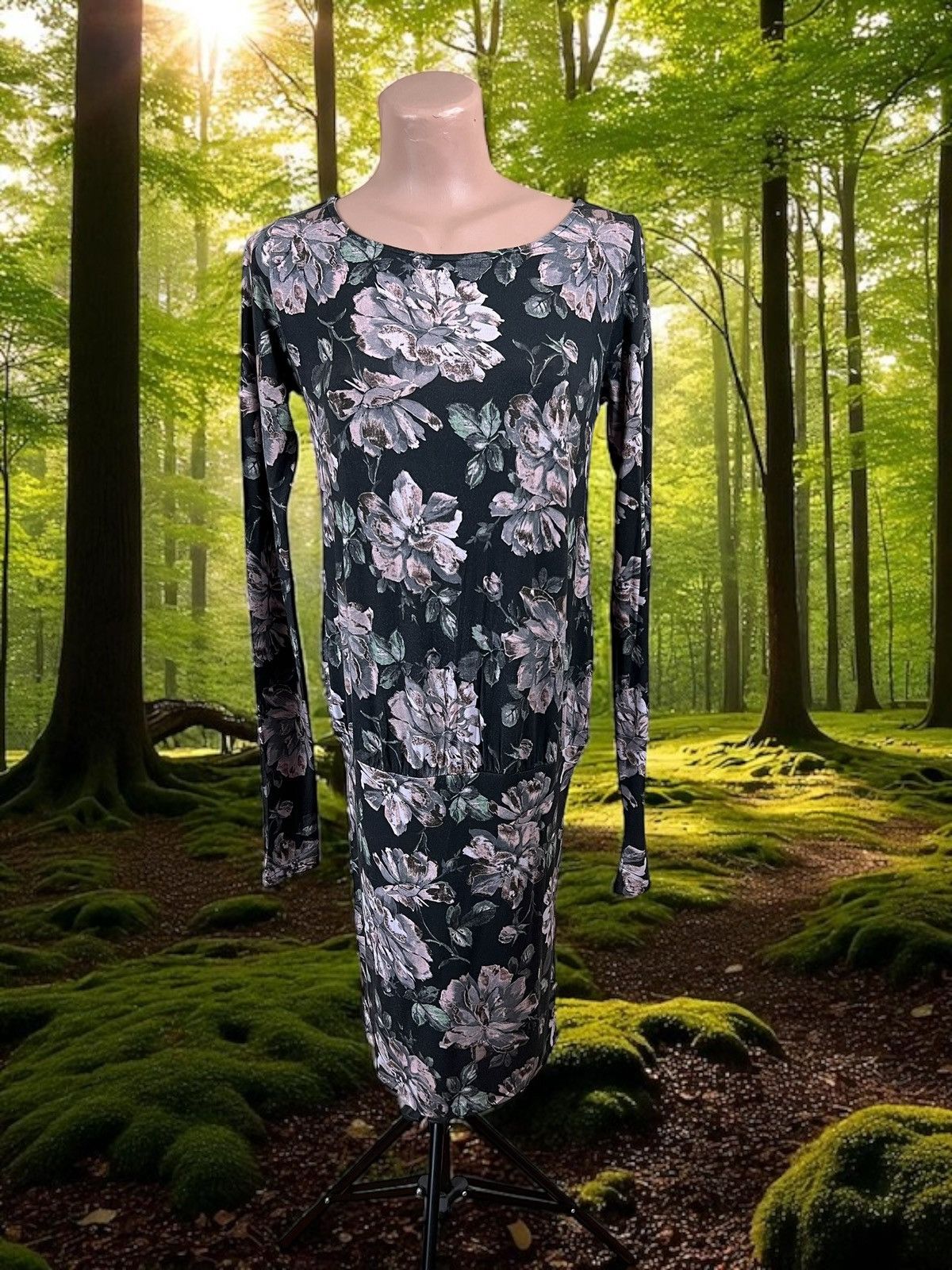 Ganni Ganni Svietlana dress size S viscose elastane Size S / US 4 / IT 40 - 1 Thumbnail