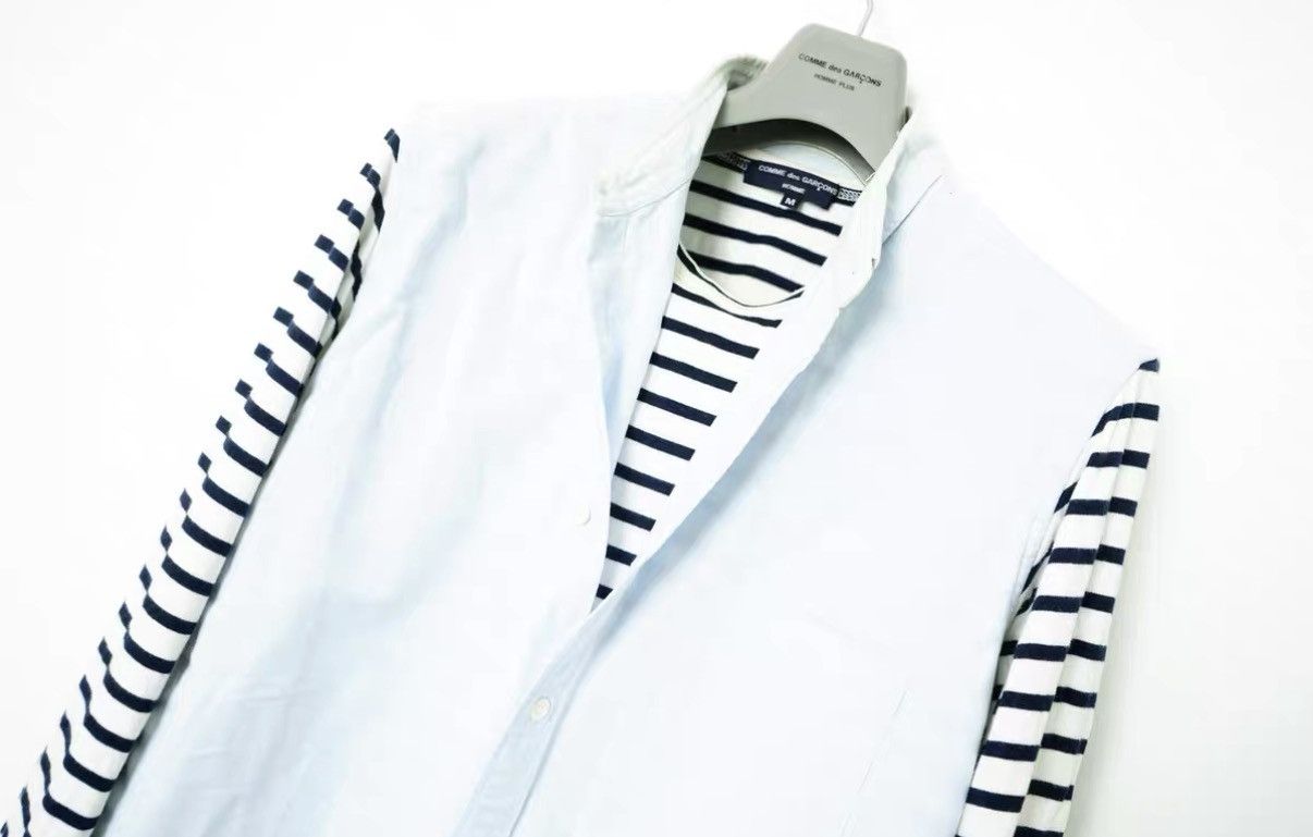 Comme des Garcons Comme des Garçons Archive Layered Stripe Shirt Size US S / EU 44-46 / 1 - 5 Thumbnail