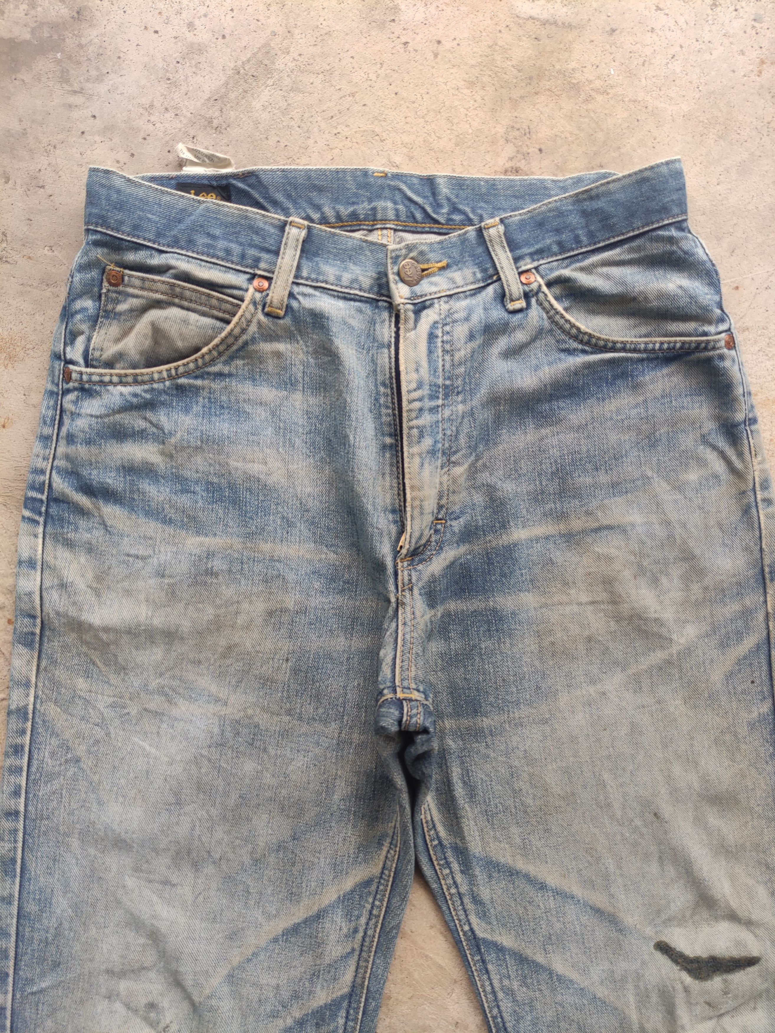 Lee Vintage Lee Distressed Denim Faded Pants W31 Size US 31 - 3 Thumbnail