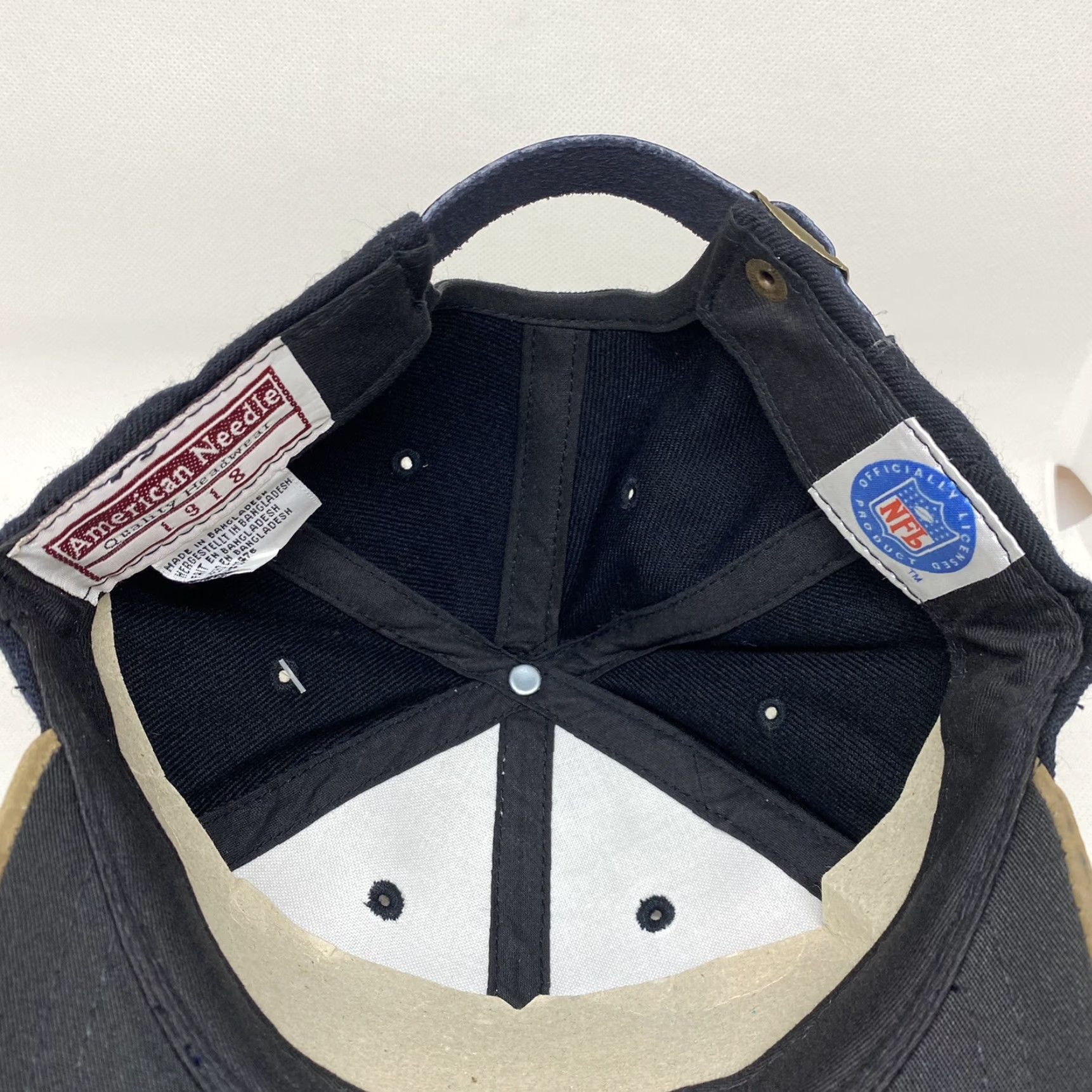 American Needle NFL Tennessee Oilers Hat Cap Blue Brown Strapback American Needle NWT Cap Baseball Men Adjustable Size ONE SIZE - 7 Thumbnail