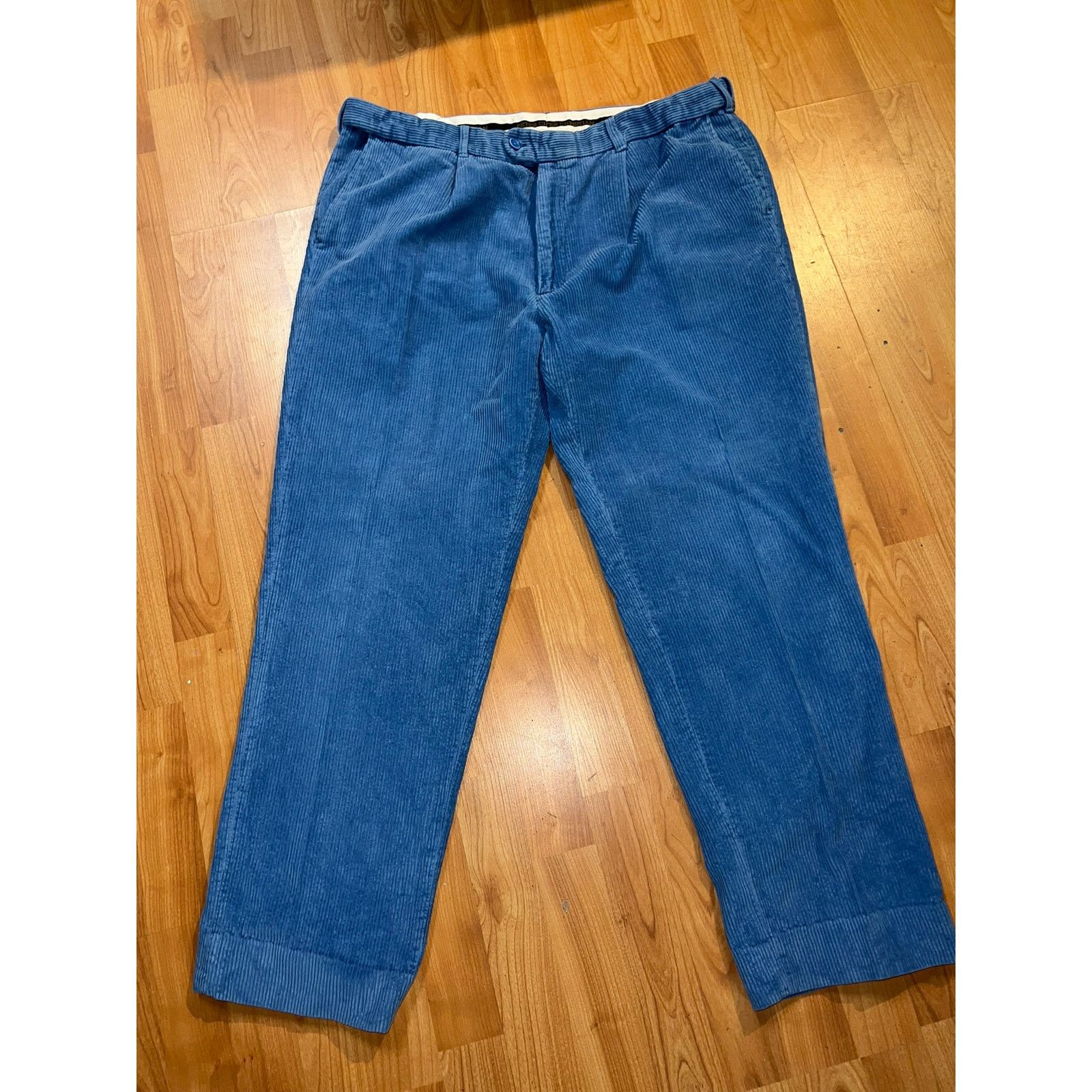 Vintage Vintage Peter Christian Corduroy Pants Bottoms Blue County Size US 40 / EU 56 - 1 Thumbnail