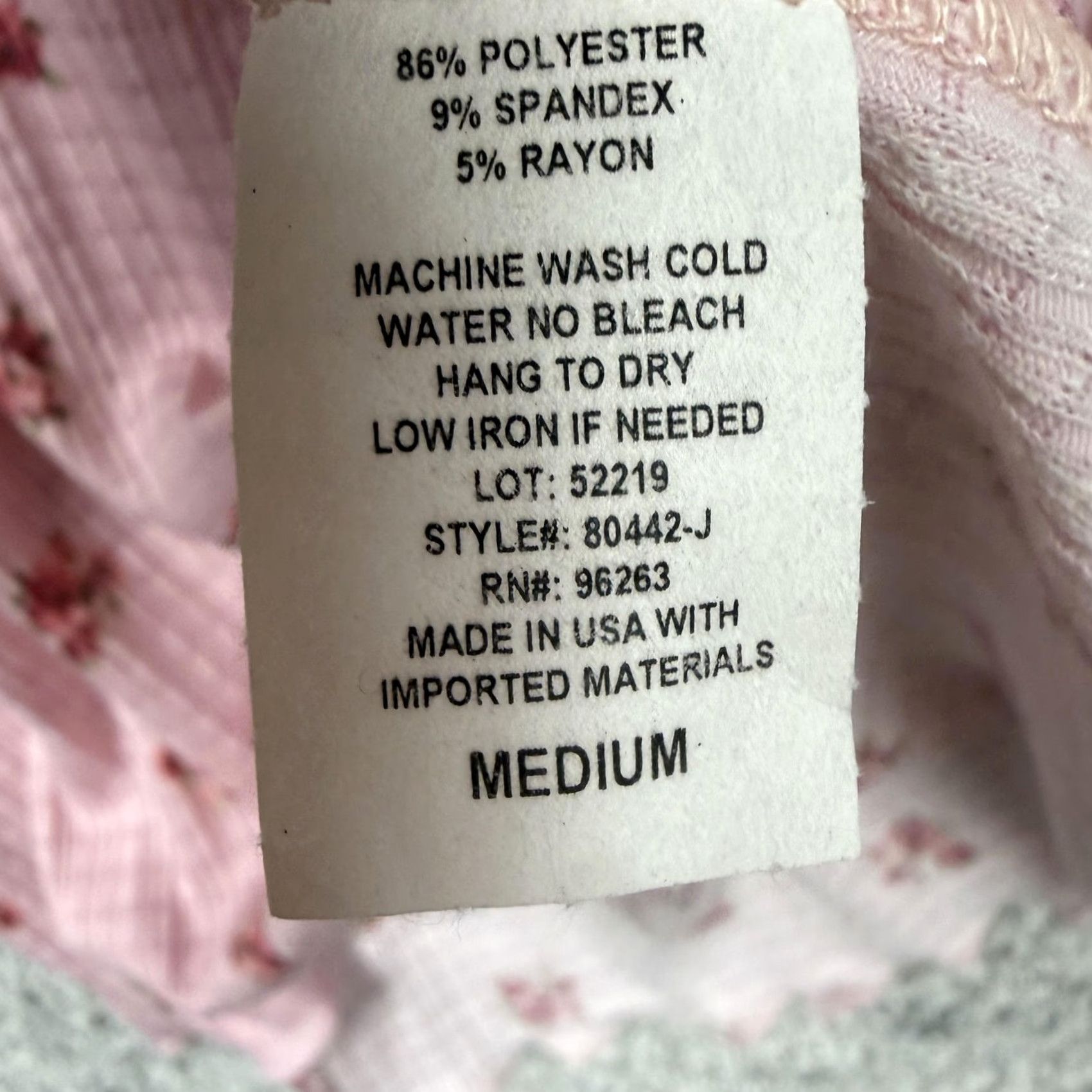 Vintage Olivia Rae T-Shirt M Floral Cropped Lettuce Trim Romantic Fairycore Coquette Size M / US 6-8 / IT 42-44 - 5 Thumbnail
