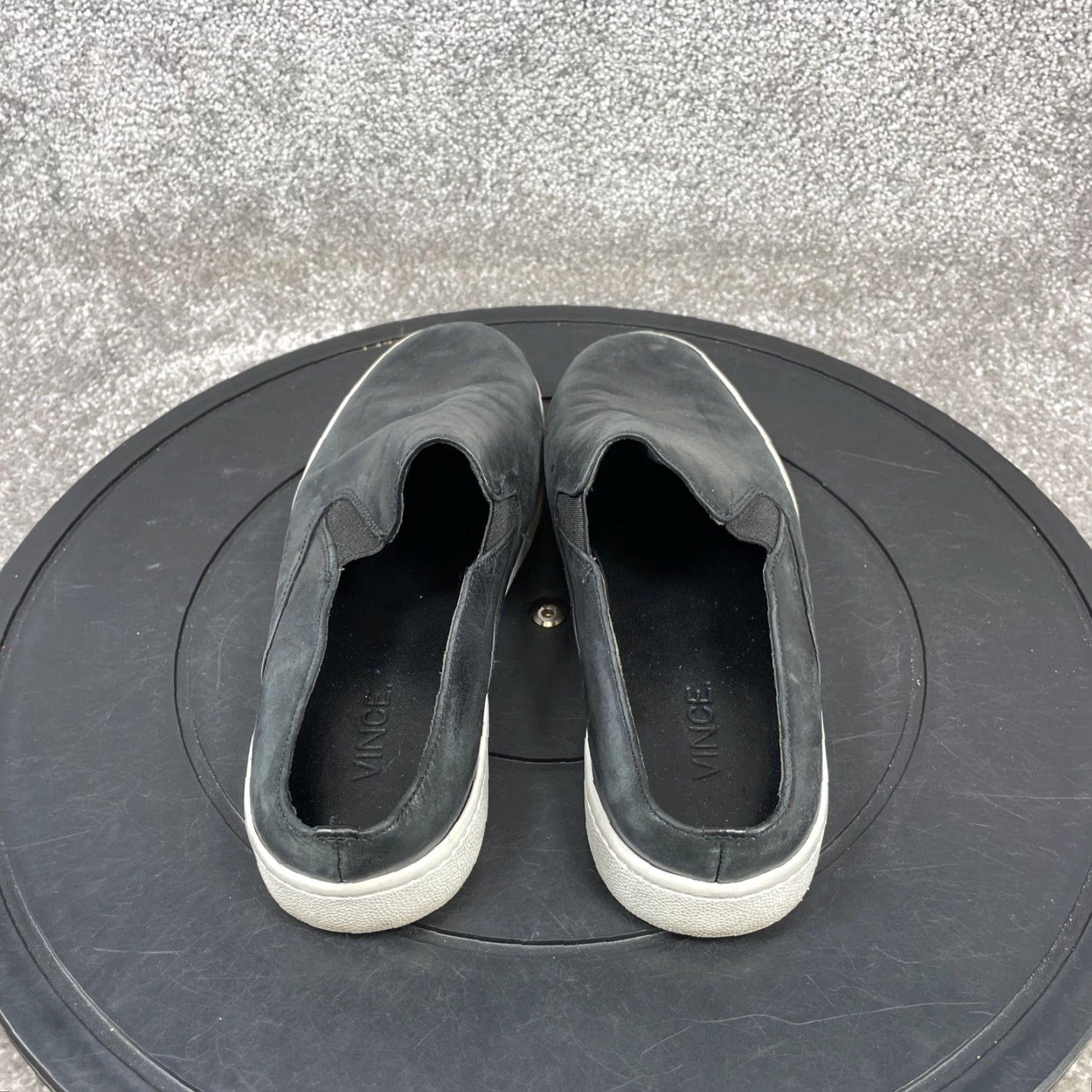 Vince Camuto Vince Ranger Sneaker Mens Size 6.5 Blue Suede Slip On Vince Camuto Casual Shoes Size US 6.5 / EU 39-40 - 6 Thumbnail