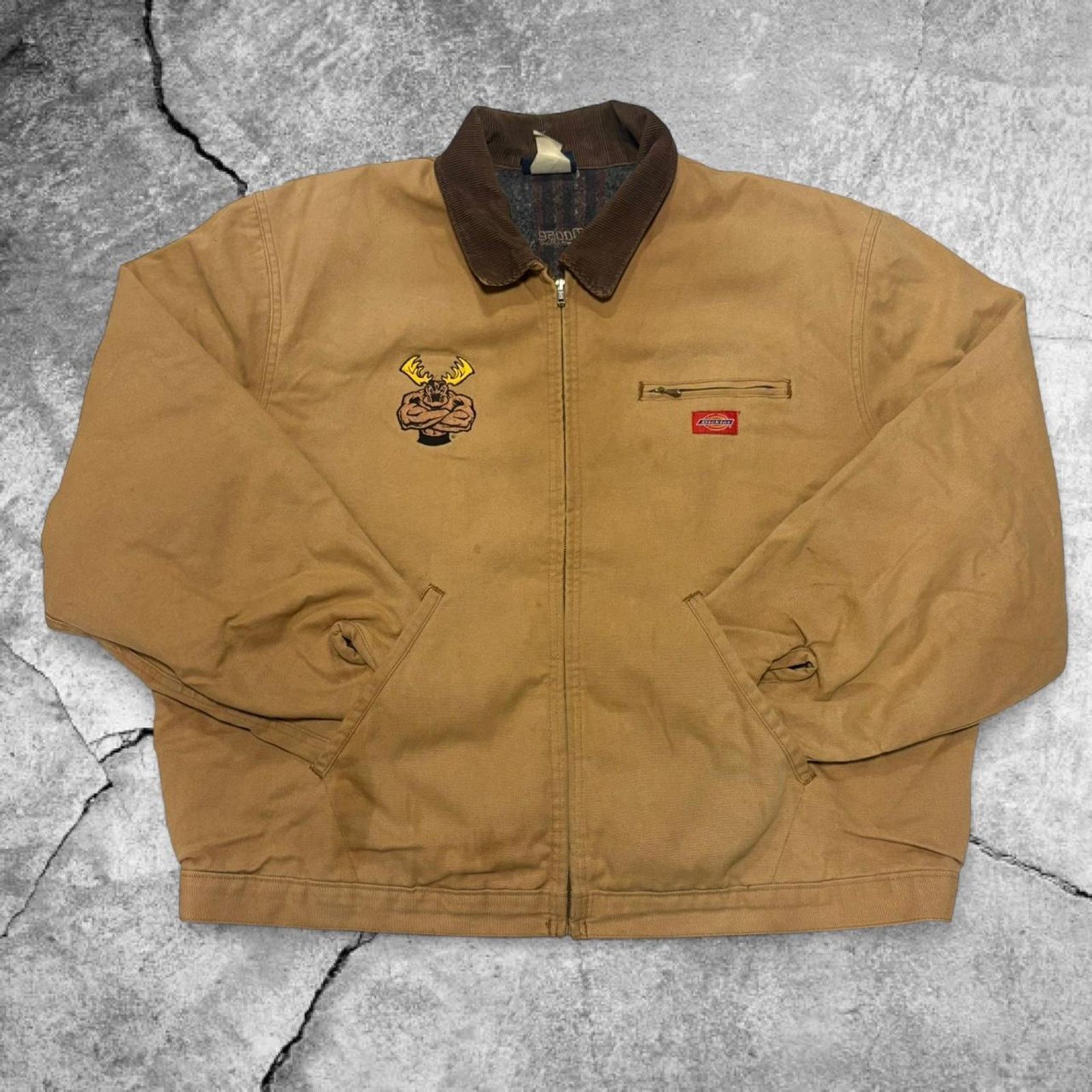Dickies Vintage 80s dickies tan detroit Size US XXL / EU 58 / 5 - 1 Thumbnail