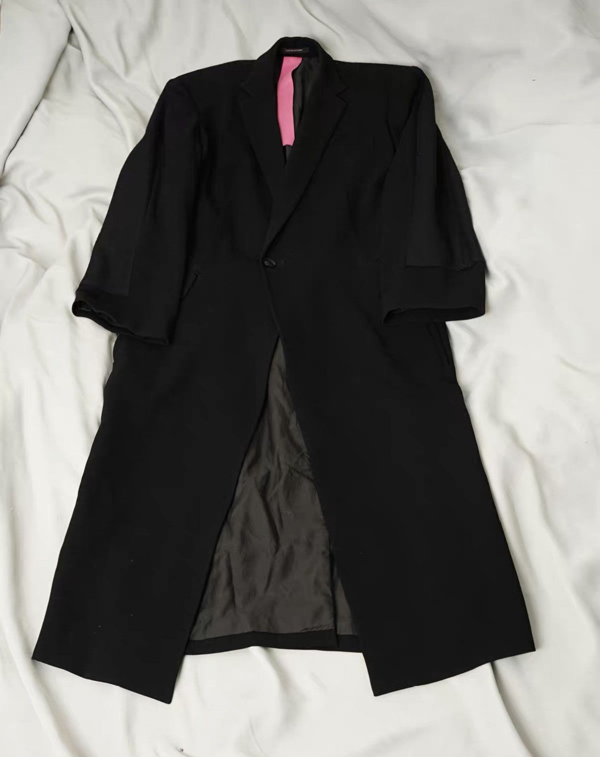 Yohji Yamamoto Yohji Yamamoto Y's Paneled Chester Wool Coat Size US S / EU 44-46 / 1 - 2 Thumbnail