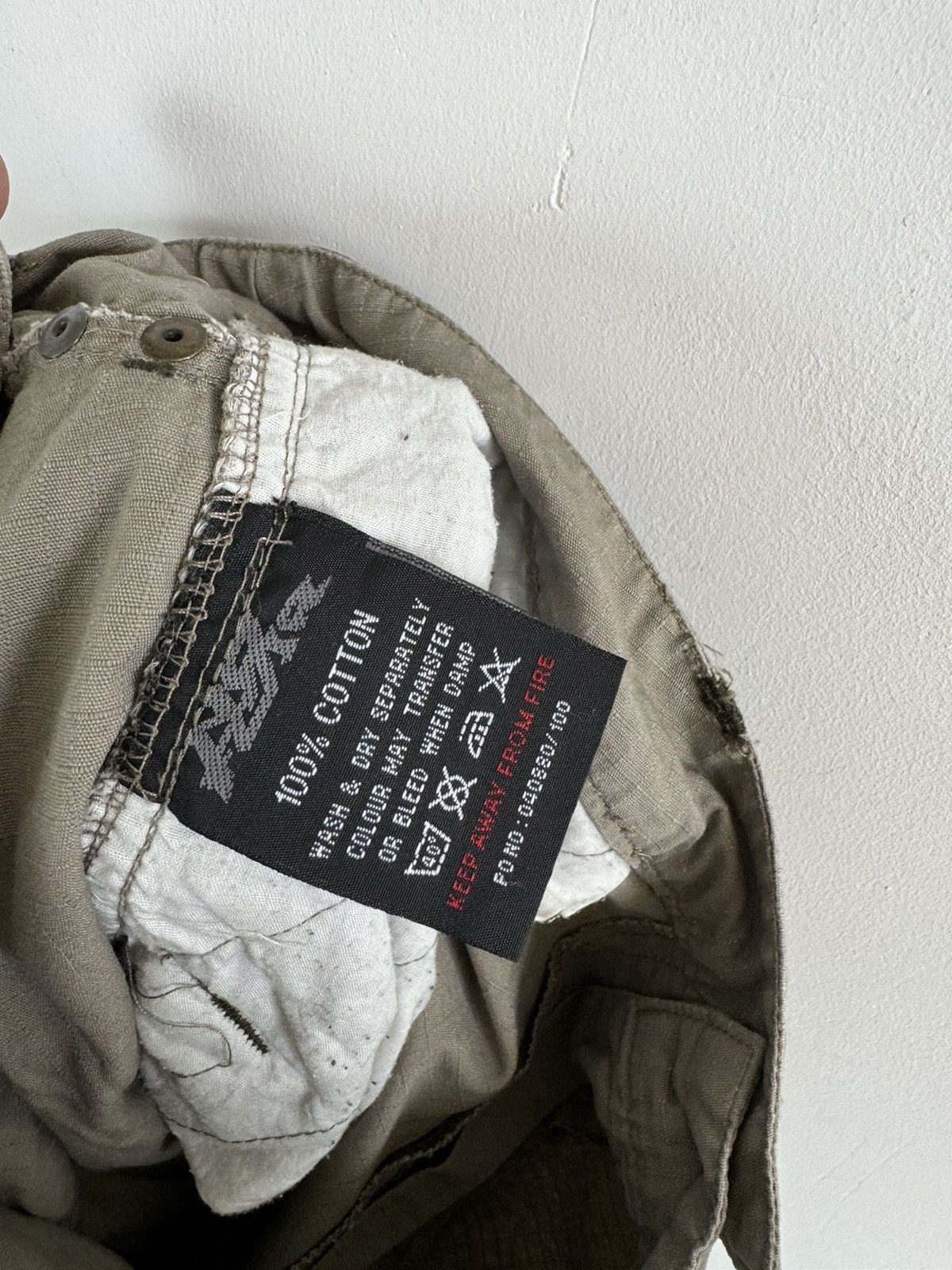 No Fear × Vintage Vintage No Fear Military Issue Cargo Pants Size US 36 / EU 52 - 5 Thumbnail