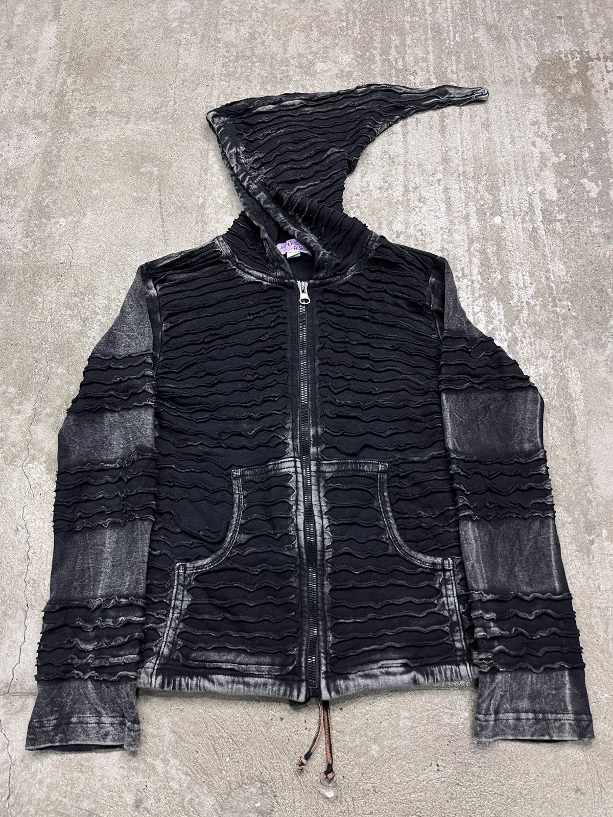 Vintage PATCHWORKED Y2K VINTAGE AMAZING HIPPIE RARE HOODIE - 1356 Size M / US 6-8 / IT 42-44 - 1 Thumbnail