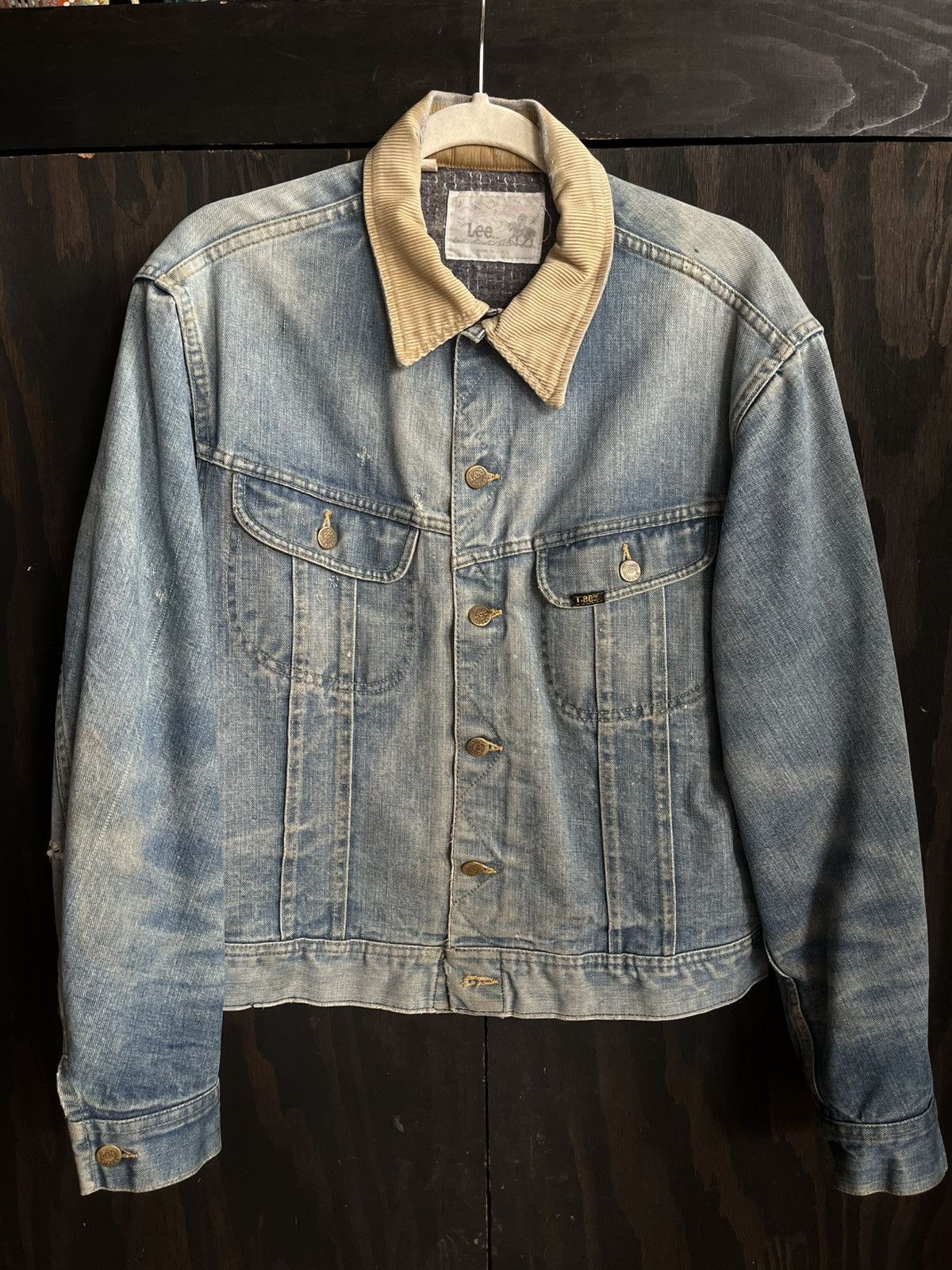 Lee 1970s Lee Stormrider corduroy collar Size US M / EU 48-50 / 2 - 1 Thumbnail