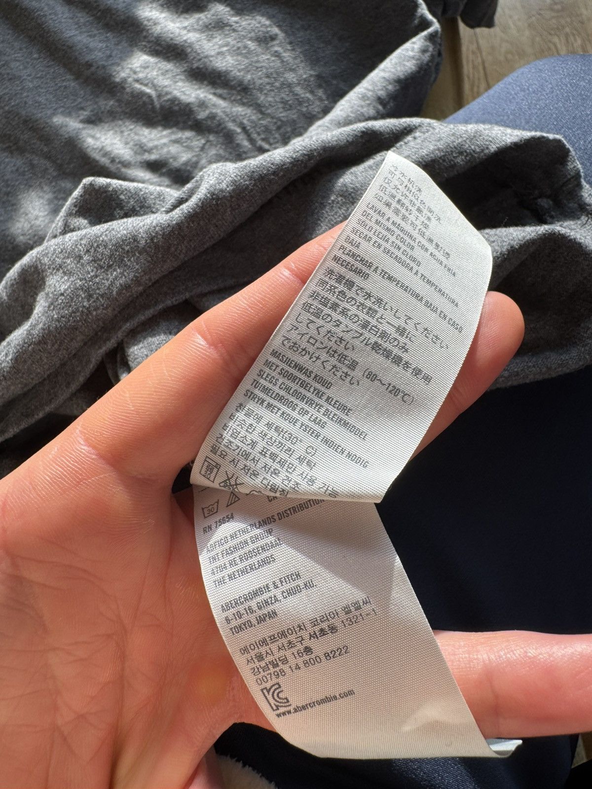 Abercrombie & Fitch ABERCROMBIE & FITCH NEW YORK VINTAGE QUALITY TEE SHIRT Size US M / EU 48-50 / 2 - 6 Thumbnail