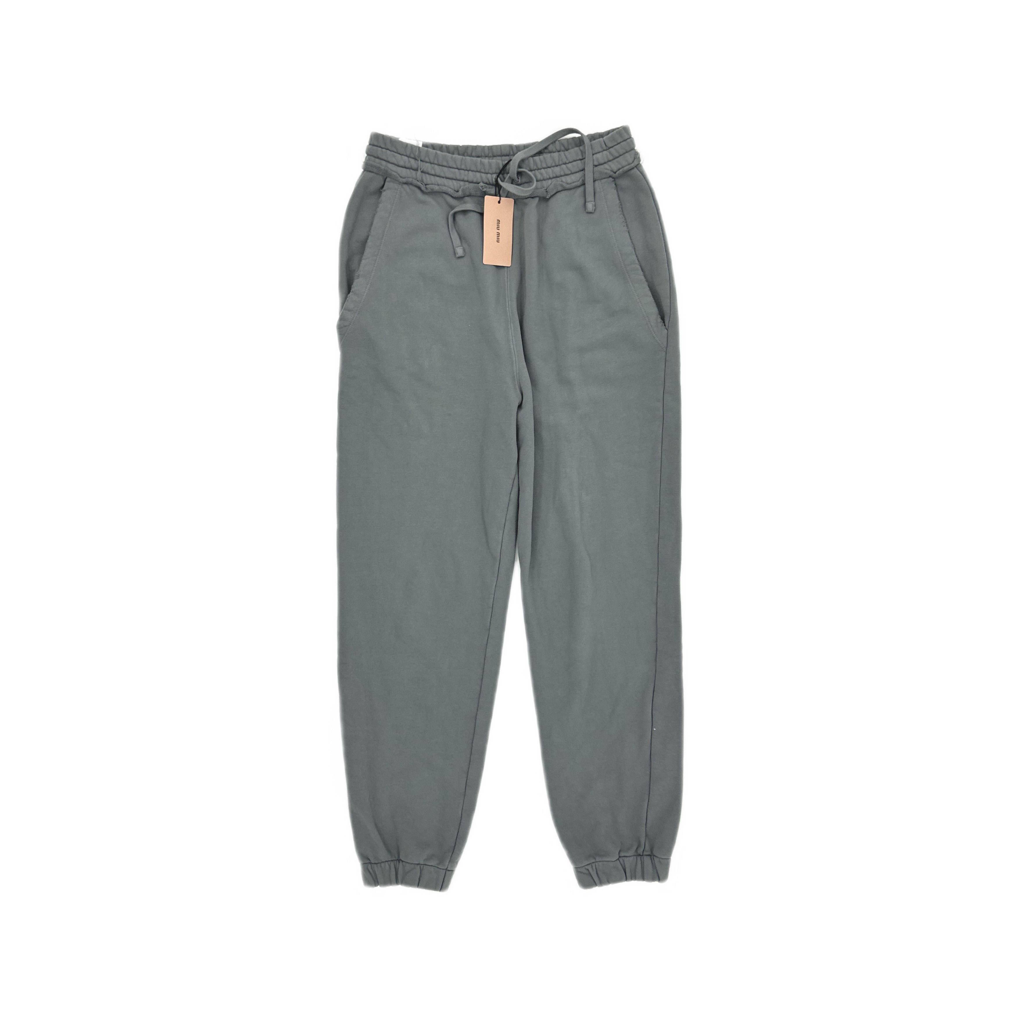 Miu Miu Miu Miu Logo Sweatpants Size 40 Size 27" / US 4 / IT 40 - 1 Thumbnail