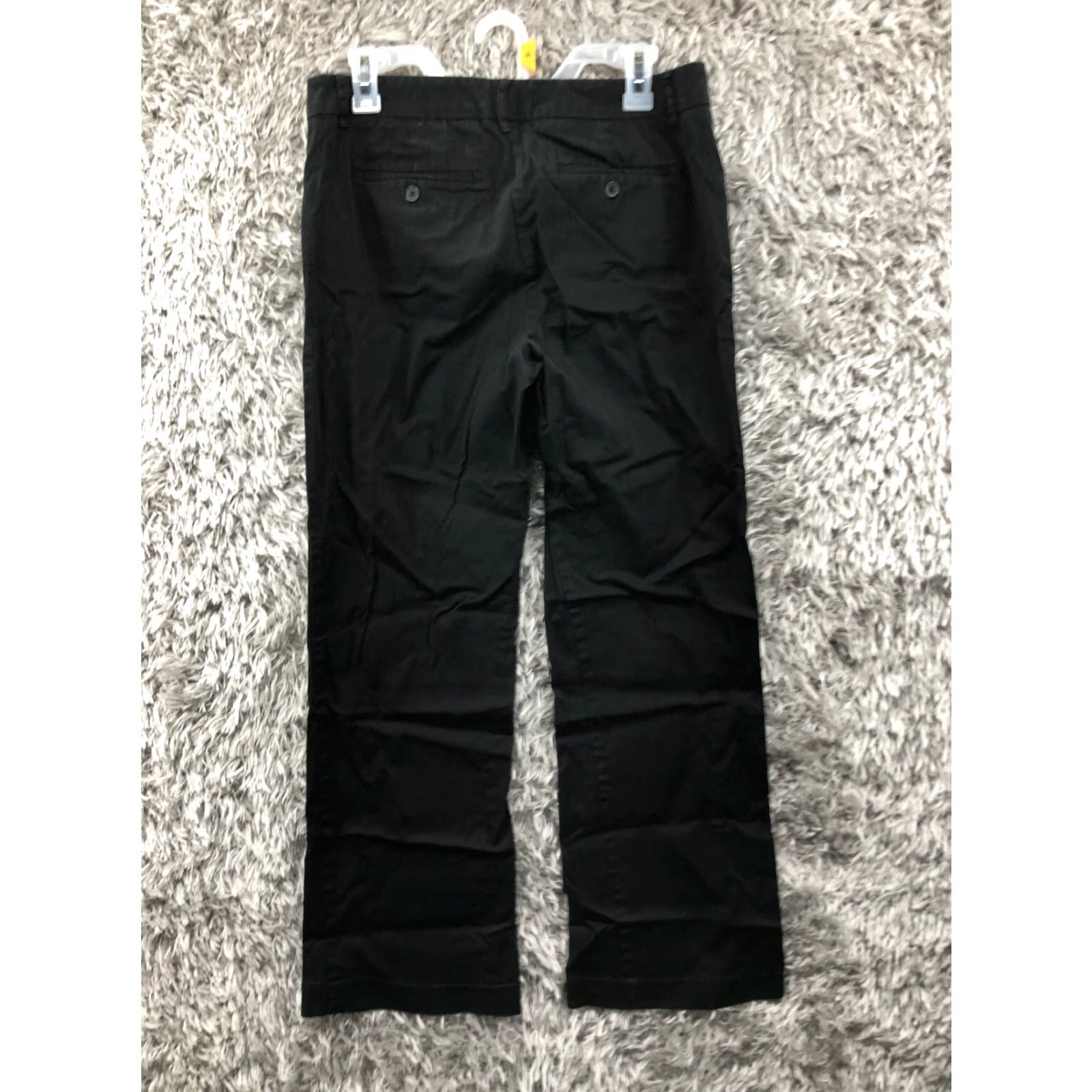 CO New York & Co Chino Pants Size 8 Tall Womens Mid Rise Straight Leg Black Size 30" / US 8 / IT 44 - 5 Thumbnail