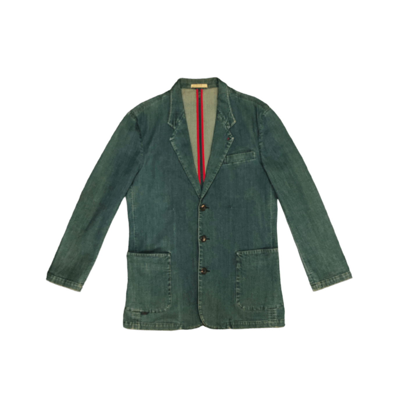 If Six Was Nine Papas Mademoiselle Non Non Button Denim Jacket Sample Size US M / EU 48-50 / 2 - 1 Thumbnail