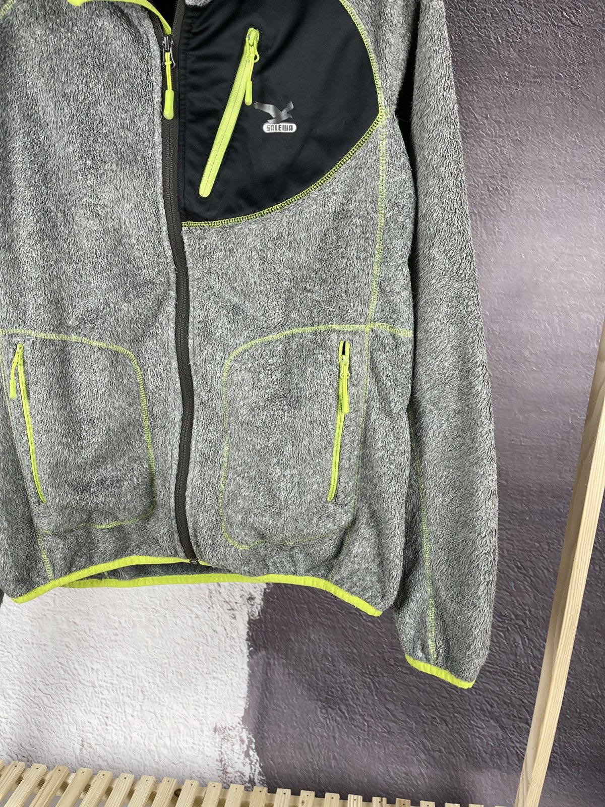 Vintage Salewa vintage Loft M jacket deep pile fleece Size US L / EU 52-54 / 3 - 5 Thumbnail