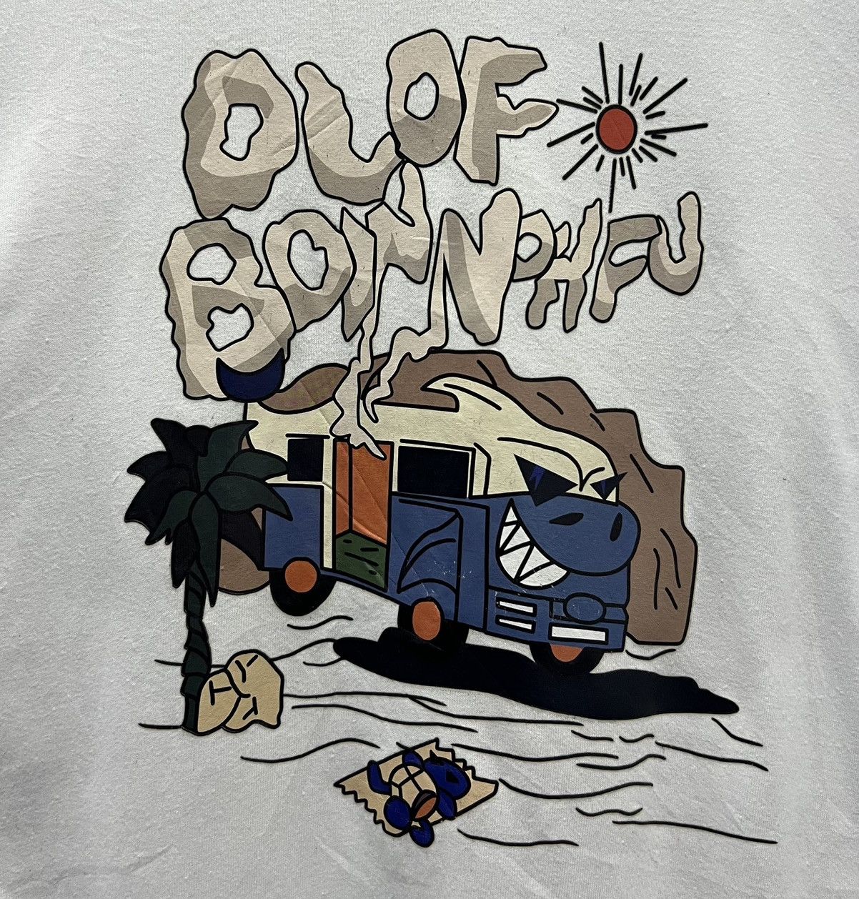 Vintage VINTAGE DLOF BOWNOHFU TEE SHIRT Size US L / EU 52-54 / 3 - 3 Thumbnail