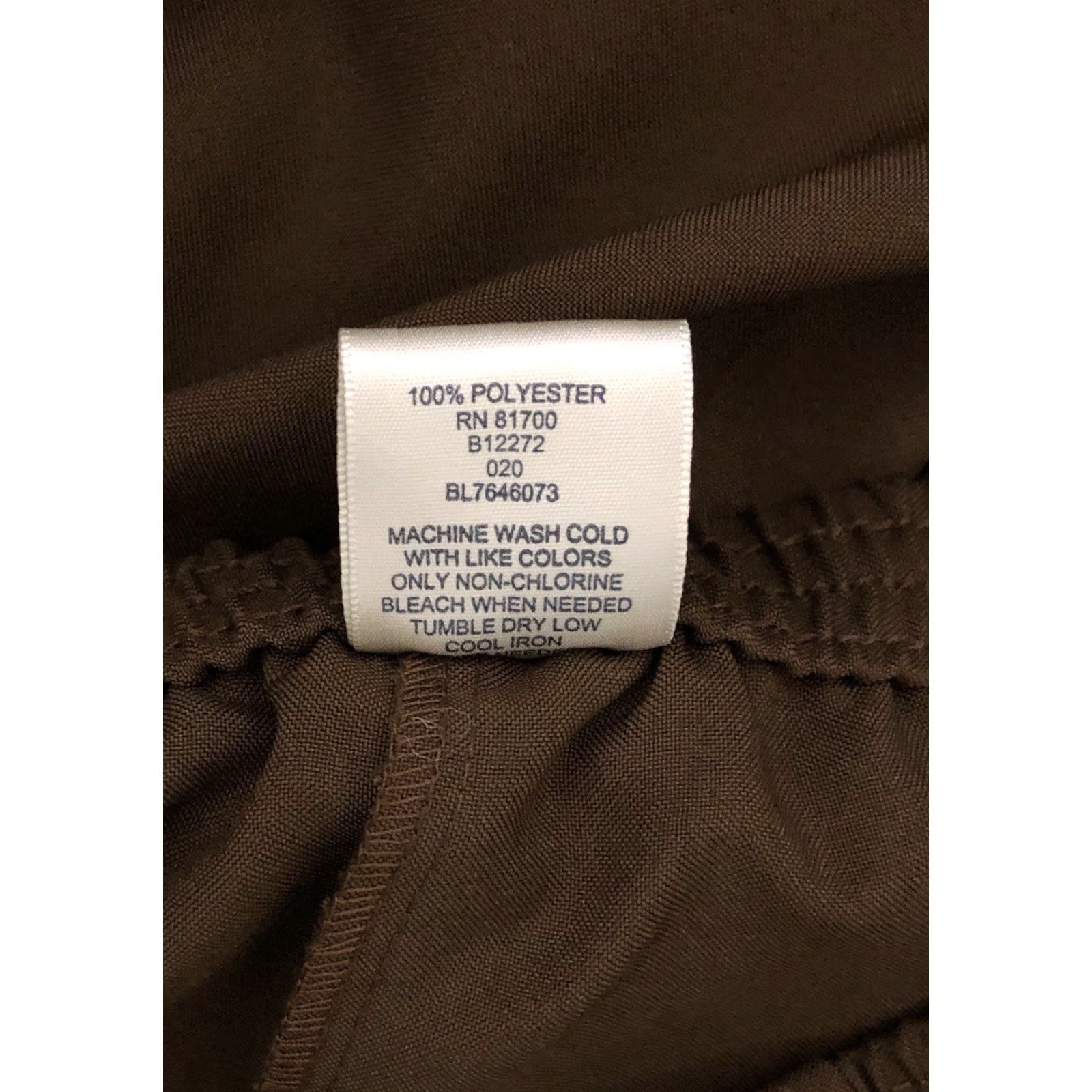 Blair Blair Dress Pants Slacks 18P Brown 34"W High Rise Straight Leg Pockets Size 40" / US 18 - 4 Thumbnail