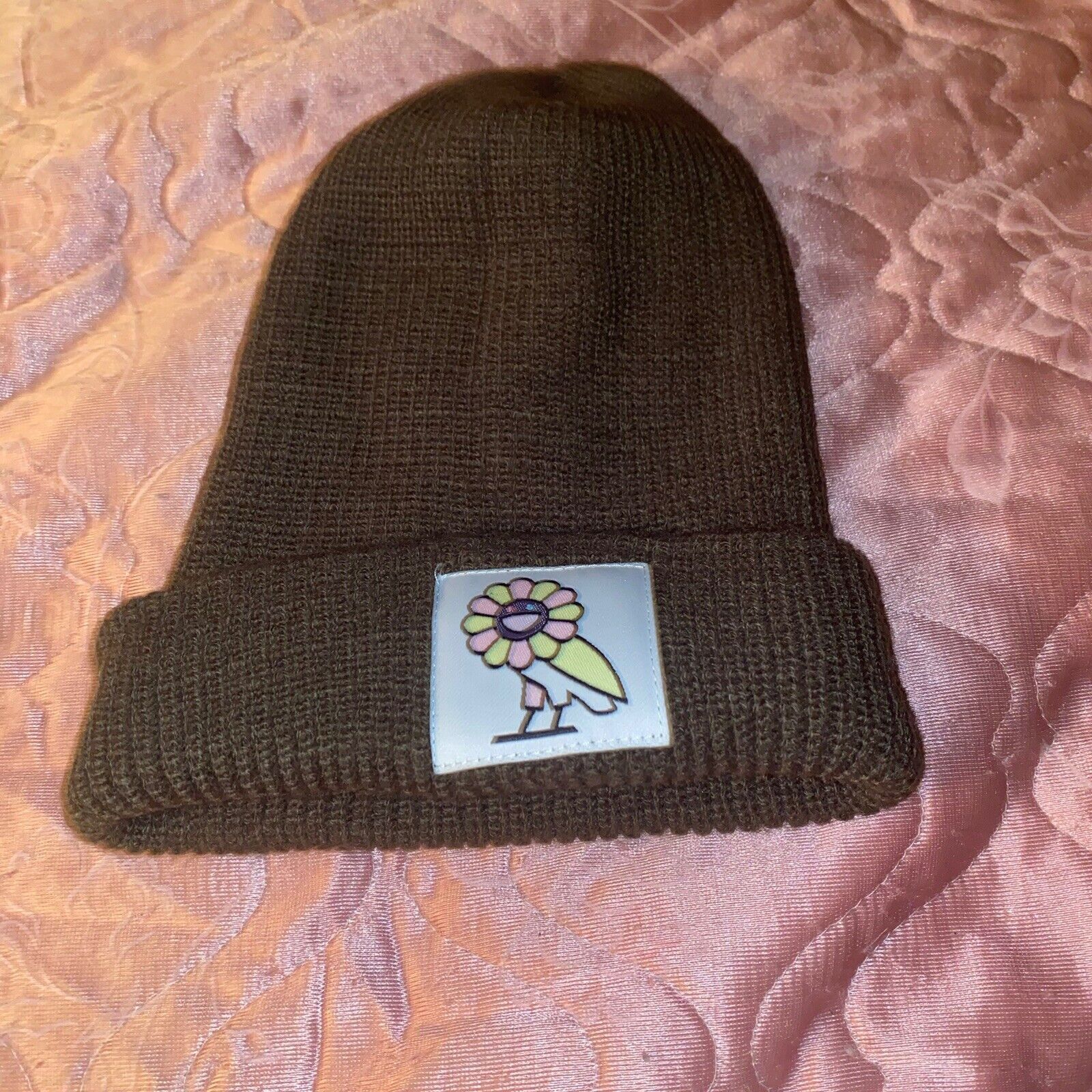 October's Very Own × Takashi Murakami OVO x Takashi Murakami Beanie October Very Own Olive Green Size ONE SIZE - 6 Thumbnail