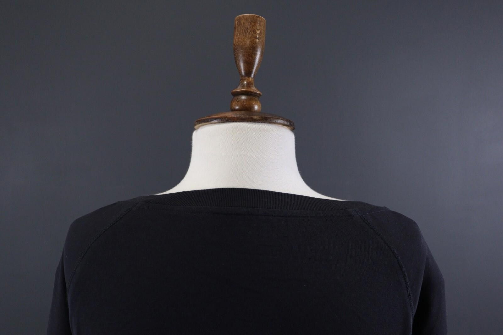 Designer Marc Cain Black Boat Neck Pullover Blouse Size 2 Size XS / US 0-2 / IT 36-38 - 7 Thumbnail