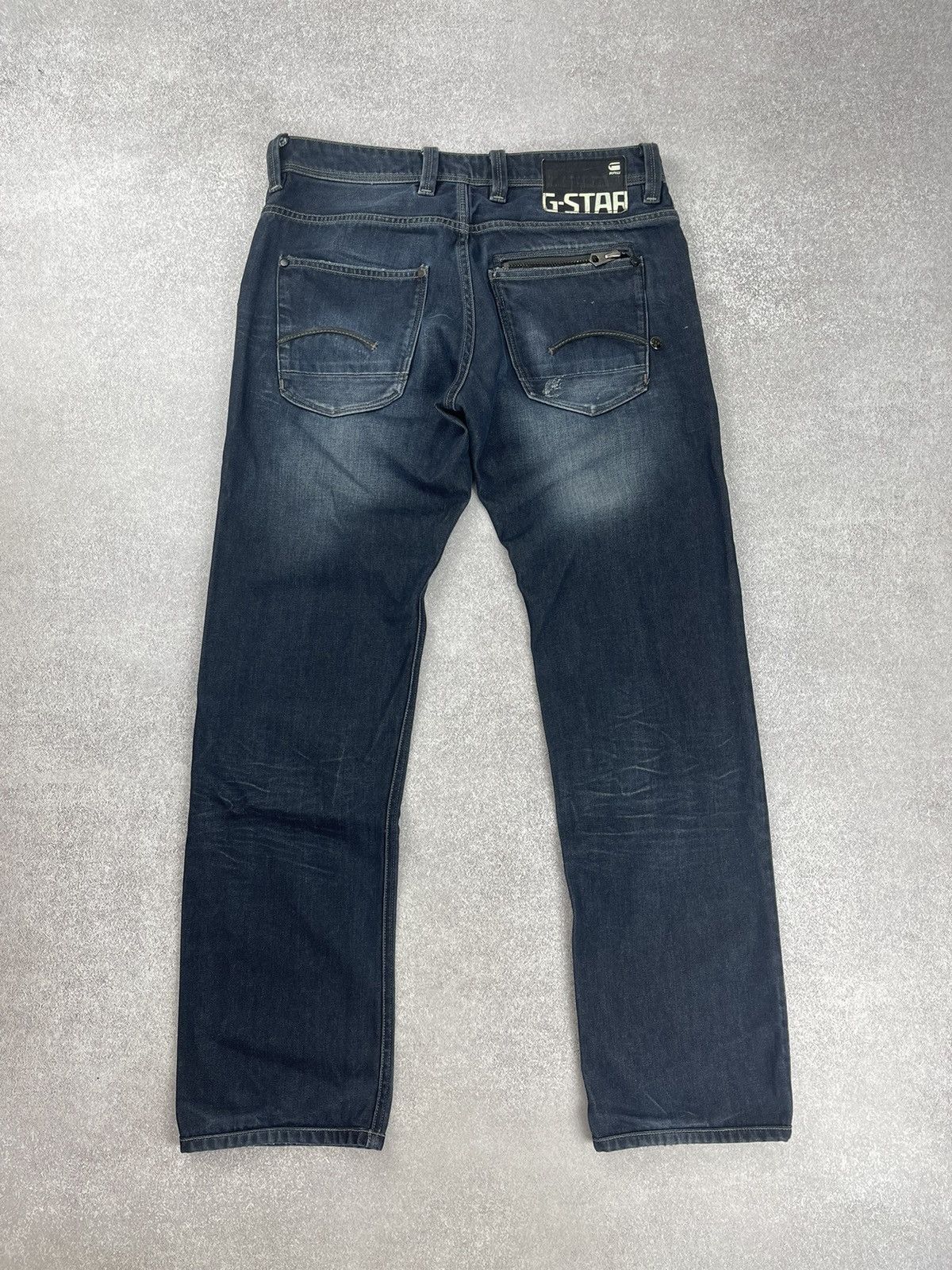 G-Star × Vintage Vintage G-Star Raw Attacc Low Straight Denim Jeans Size US 30 / EU 46 - 7 Thumbnail