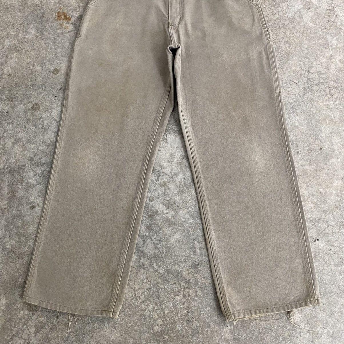 Carhartt Vintage Carhartt Desert Grey Carpenter Workwear Pants Size US 33 - 4 Thumbnail