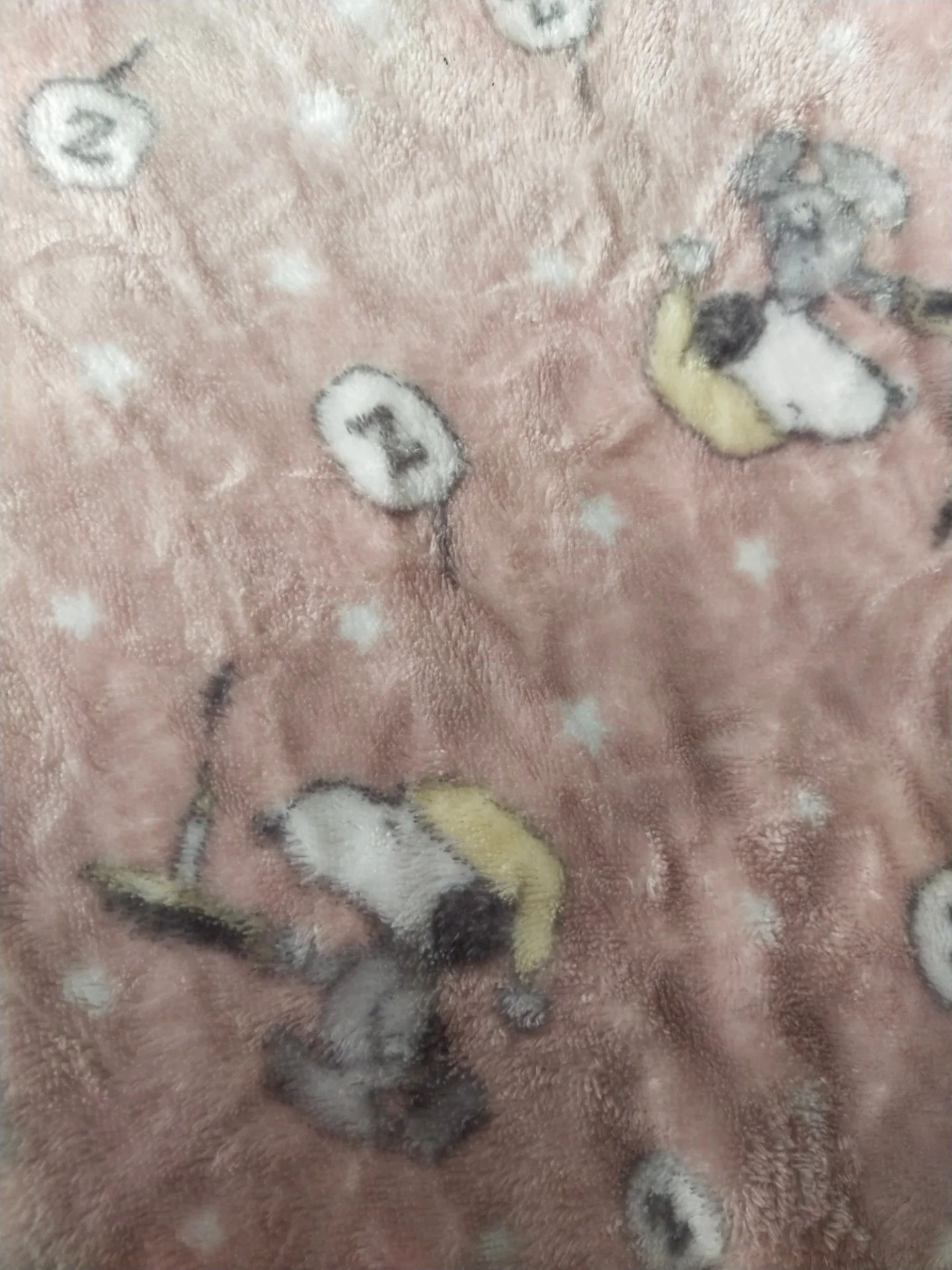 Peanuts Snoopy Peanuts Fleece Lounge Pants Pink Size 29" - 4 Thumbnail