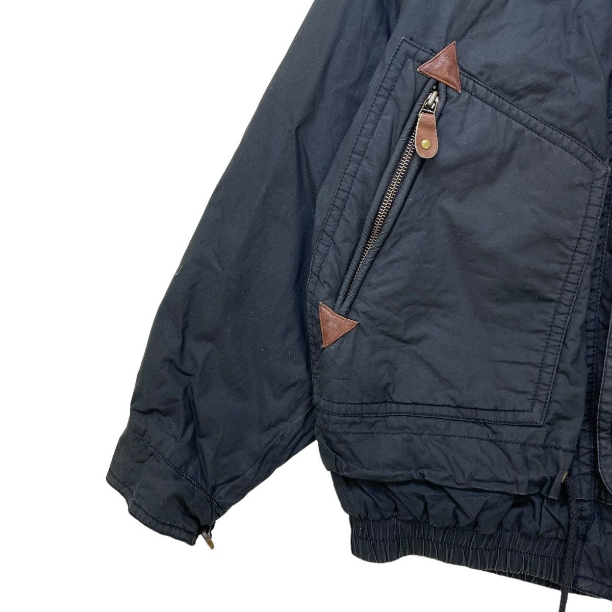 Issey Miyake × Japanese Brand Vtg 90s Japanese Brand Skoal Bomber Inspired Issey Miyake Size US M / EU 48-50 / 2 - 8 Thumbnail