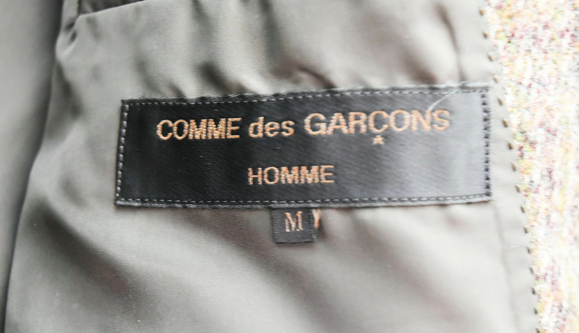 Comme des Garcons Jacket Harris Tweed Tailored 2 Button Flap Pocket Brown Size US M / EU 48-50 / 2 - 5 Thumbnail